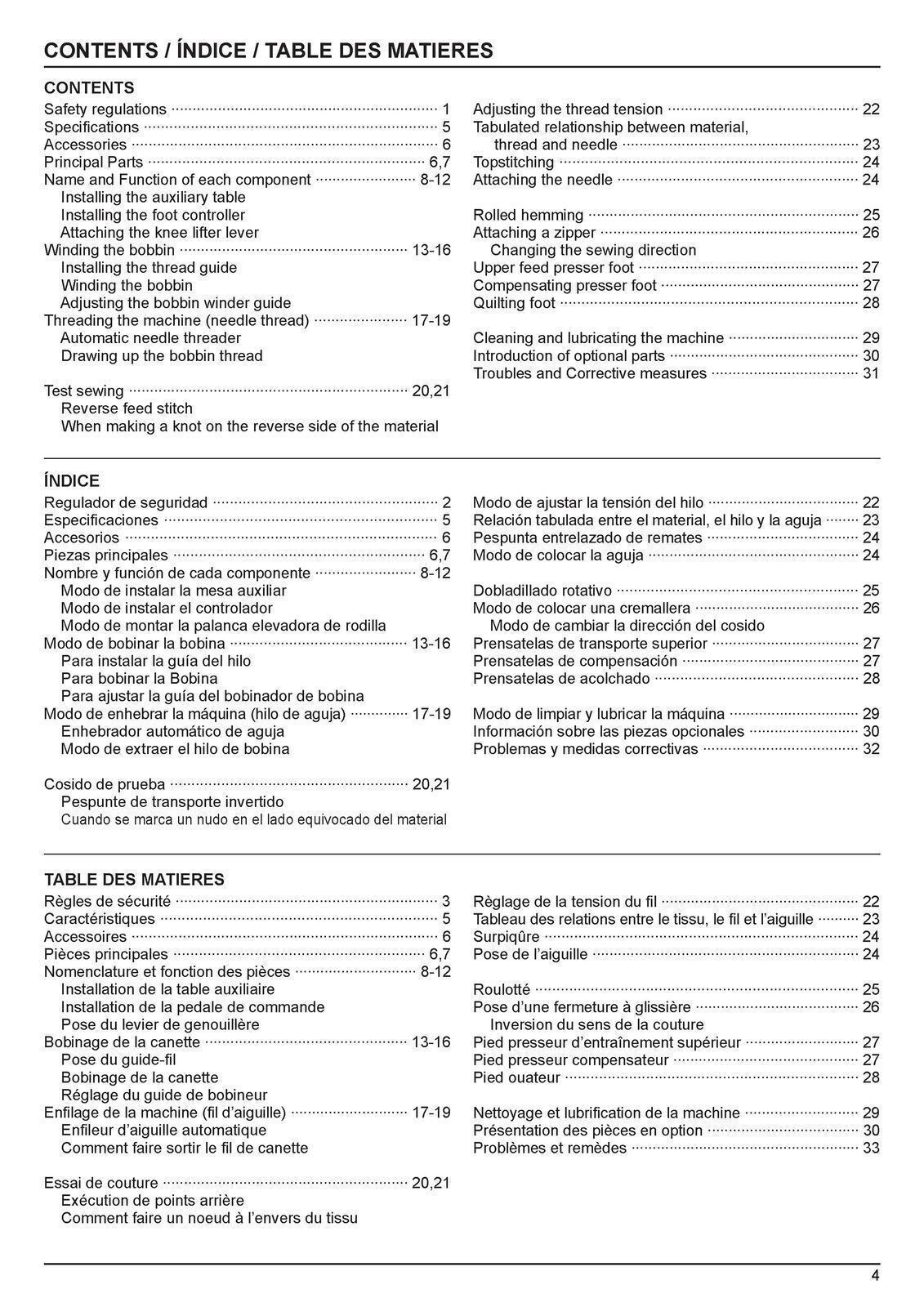 JUKI TL-2010Q Sewing Machine User Manual HEAVY-DUTY SPIRAL – PROTECTIVE COVERING