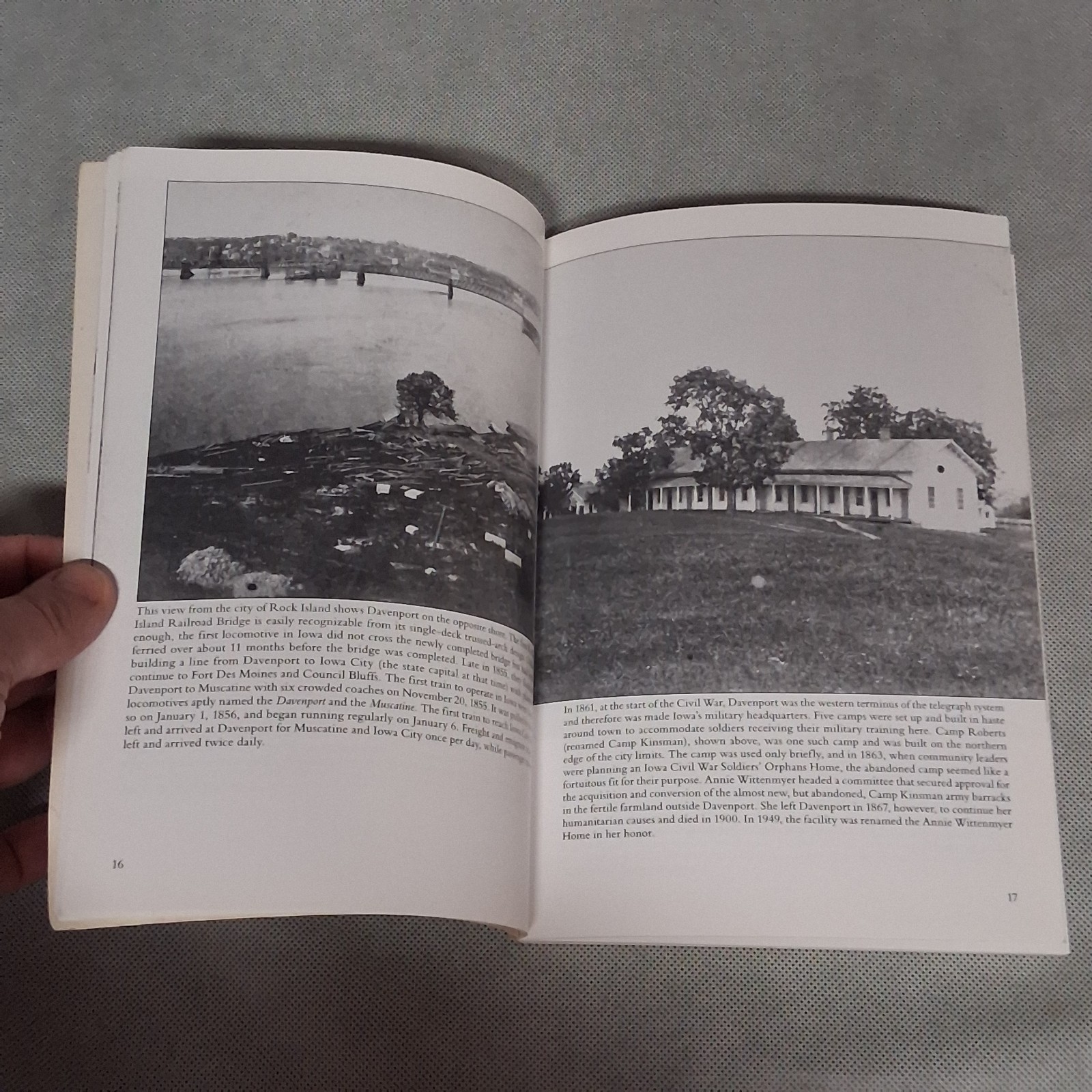Davenport (IA) Postcard History Series Book by Doug Smith Paperback 127 Pages