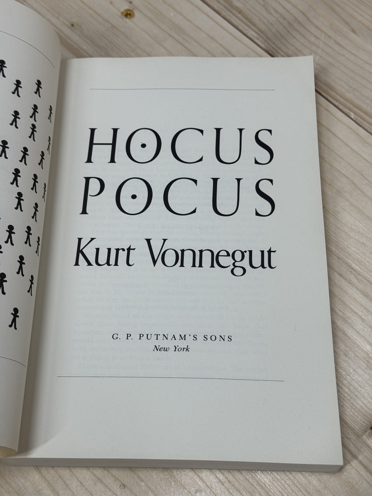 Kurt Vonnegut Hocus Pocus 1990 Hardcover First Edition G. P. Putnam’s Sons