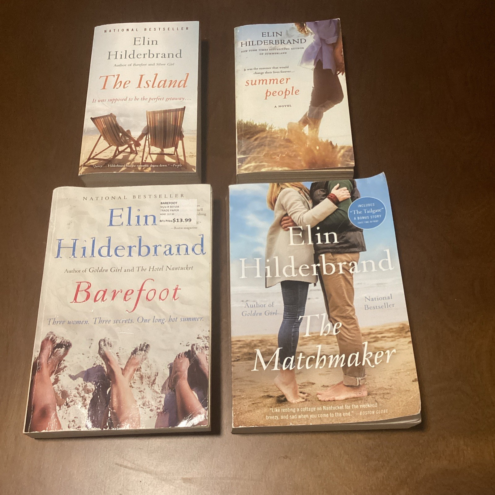 Elin Hilderbrand The Island Summer People Barefoot Matchmaker Paperback Fiction