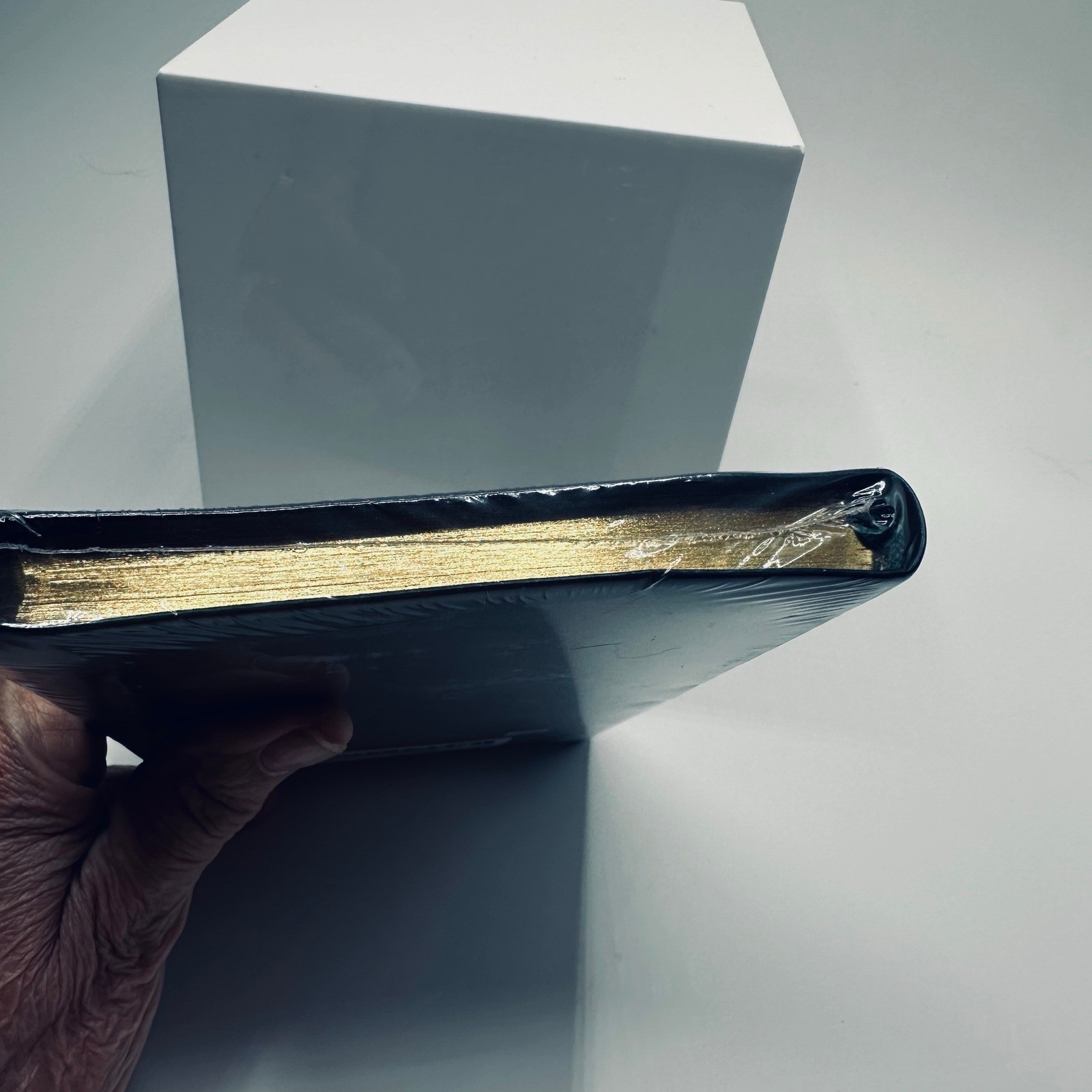 The Focused Life David Jeremiah Sealed Journal Black Faux Leather Gold Edges