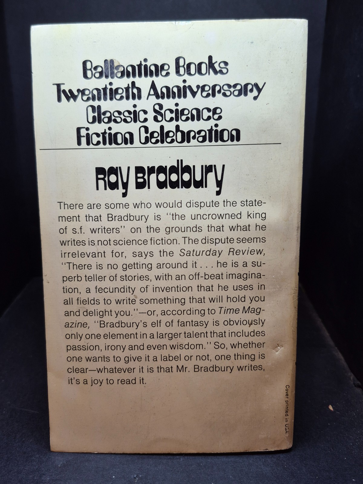 The October Country: Ray Bradbury. Ballentine Books 1972