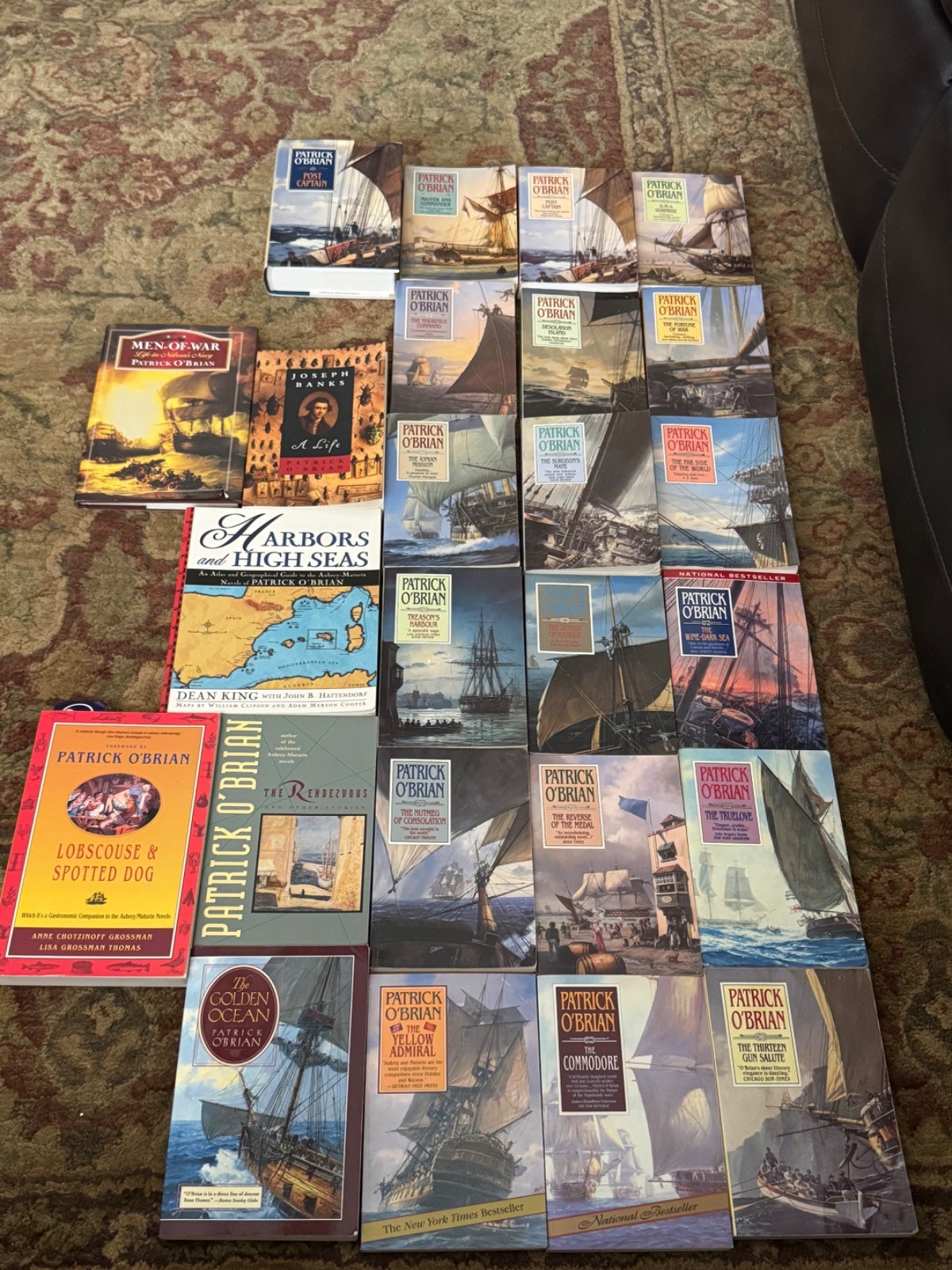 PATRICK O’BRIAN Aubrey Maturin Complete Series 1-18 Set & related companions