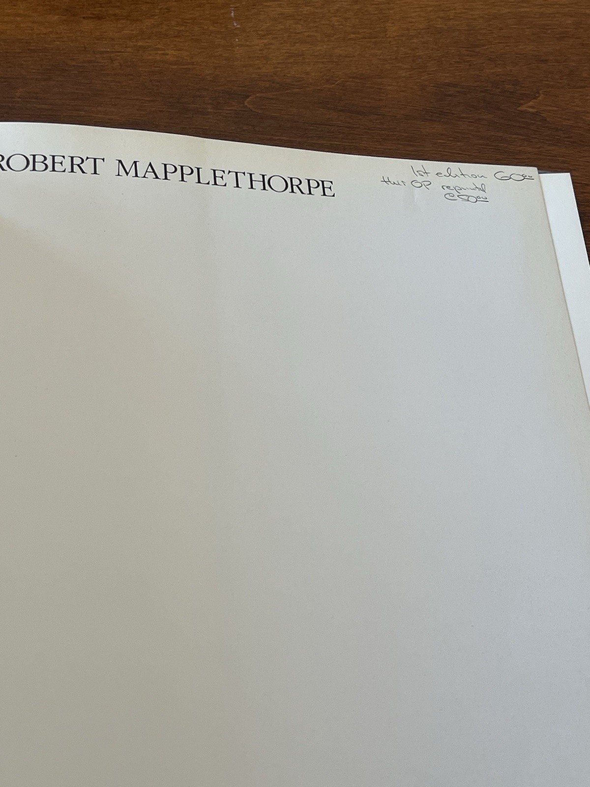 Robert Mapplethorpe: Certain People 1985 Twelvetrees Press First Edition 1/5000