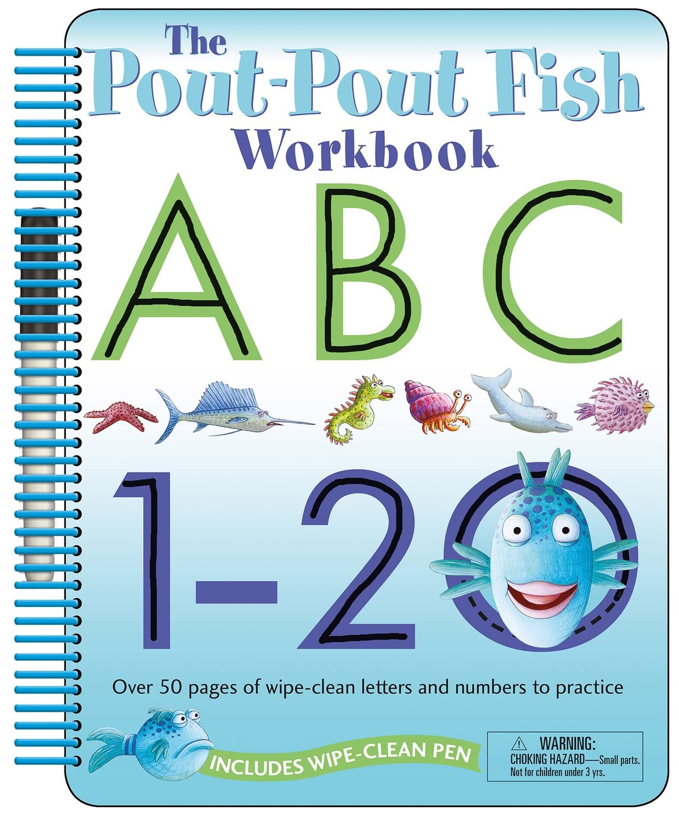 The Pout-Pout Fish: Wipe Clean Workbook ABC, 1-20: Over 50 Pages of Wipe-Cle…