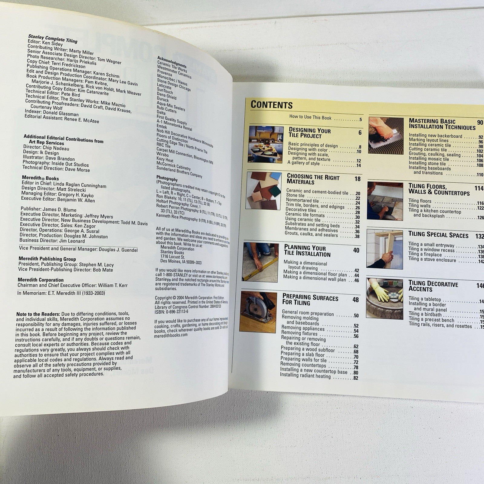 Complete Tiling by Stanley Complete Projects Staff and Ken Sidey 2004, Trade PB