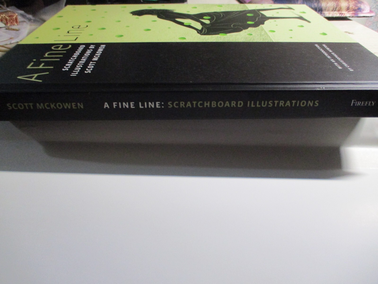 A Fine Line – Scratchboard Illustrations by Scott McKowen HC DJ Signed