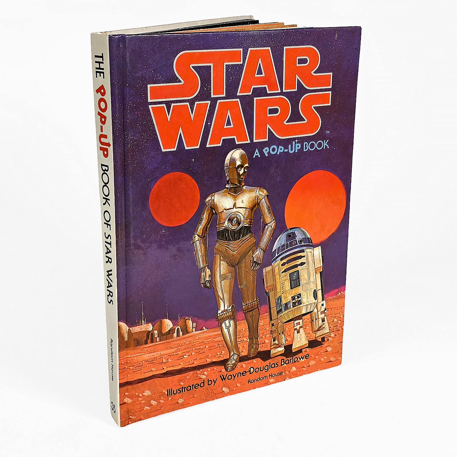 Star Wars A Pop-Up Book • Wayne Douglas Barlowe • 1978 • First Edition Hardcover