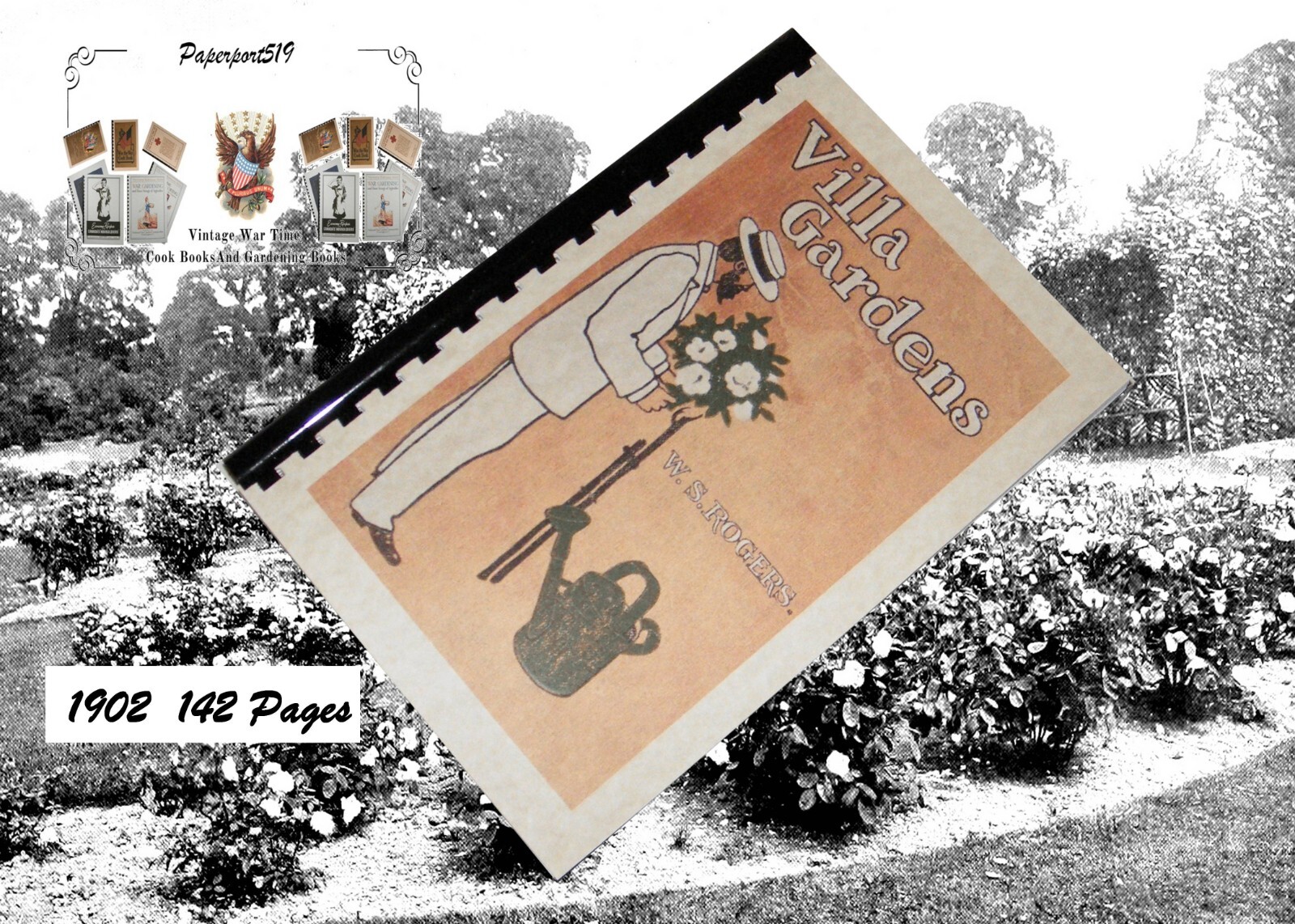 Villa Gardens How To Plan & Plant Them 1902 (142 Pages)