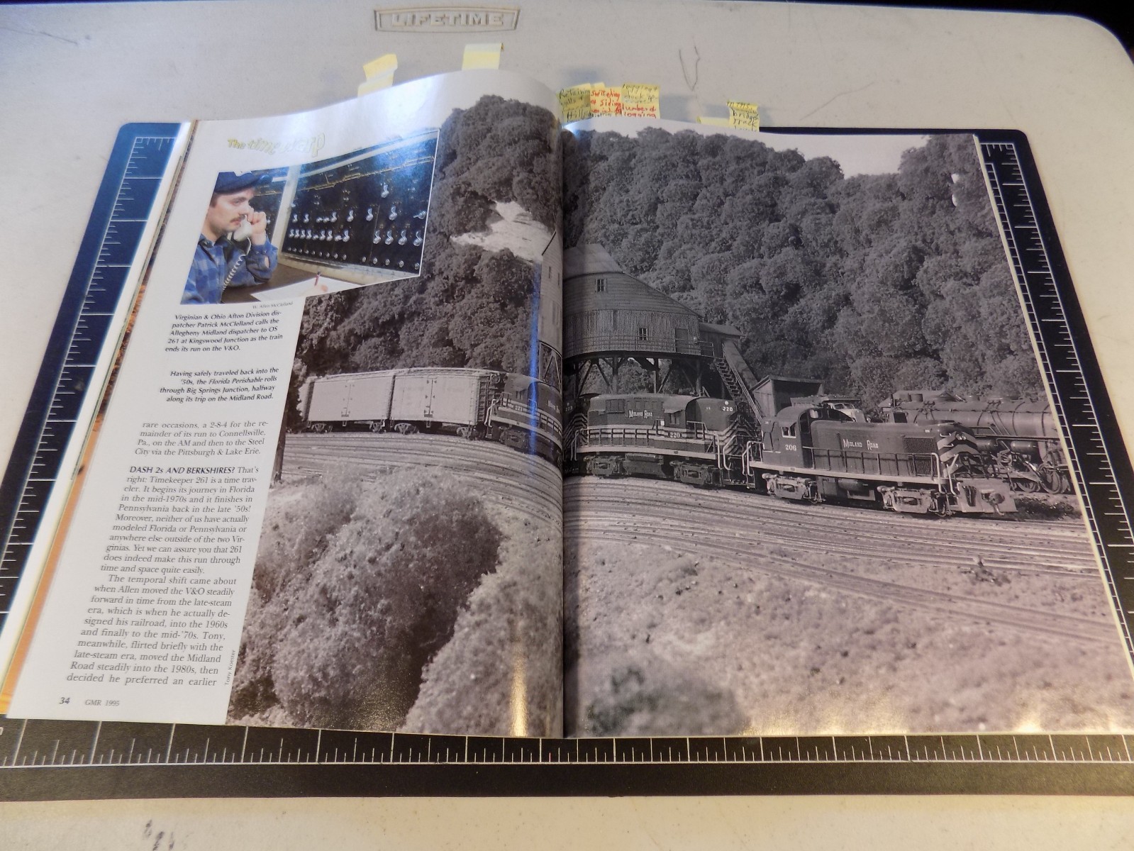 Model Railroader Great Model Railroads, 1995, 8 layouts 98pgs annotated (071554)