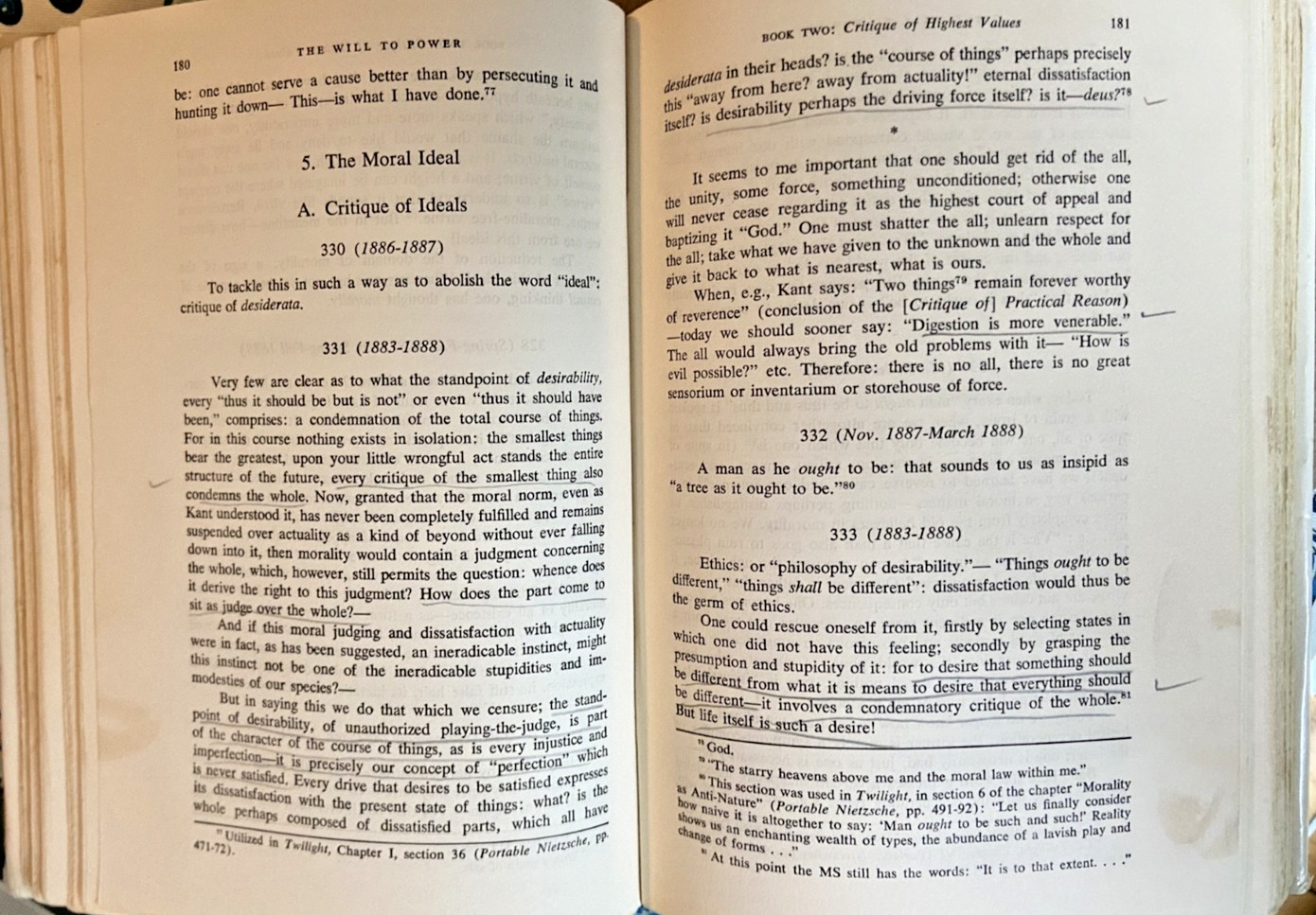 The Will to Power – Nietzsche, translated by Walter Kaufman – 1st Printing 1967