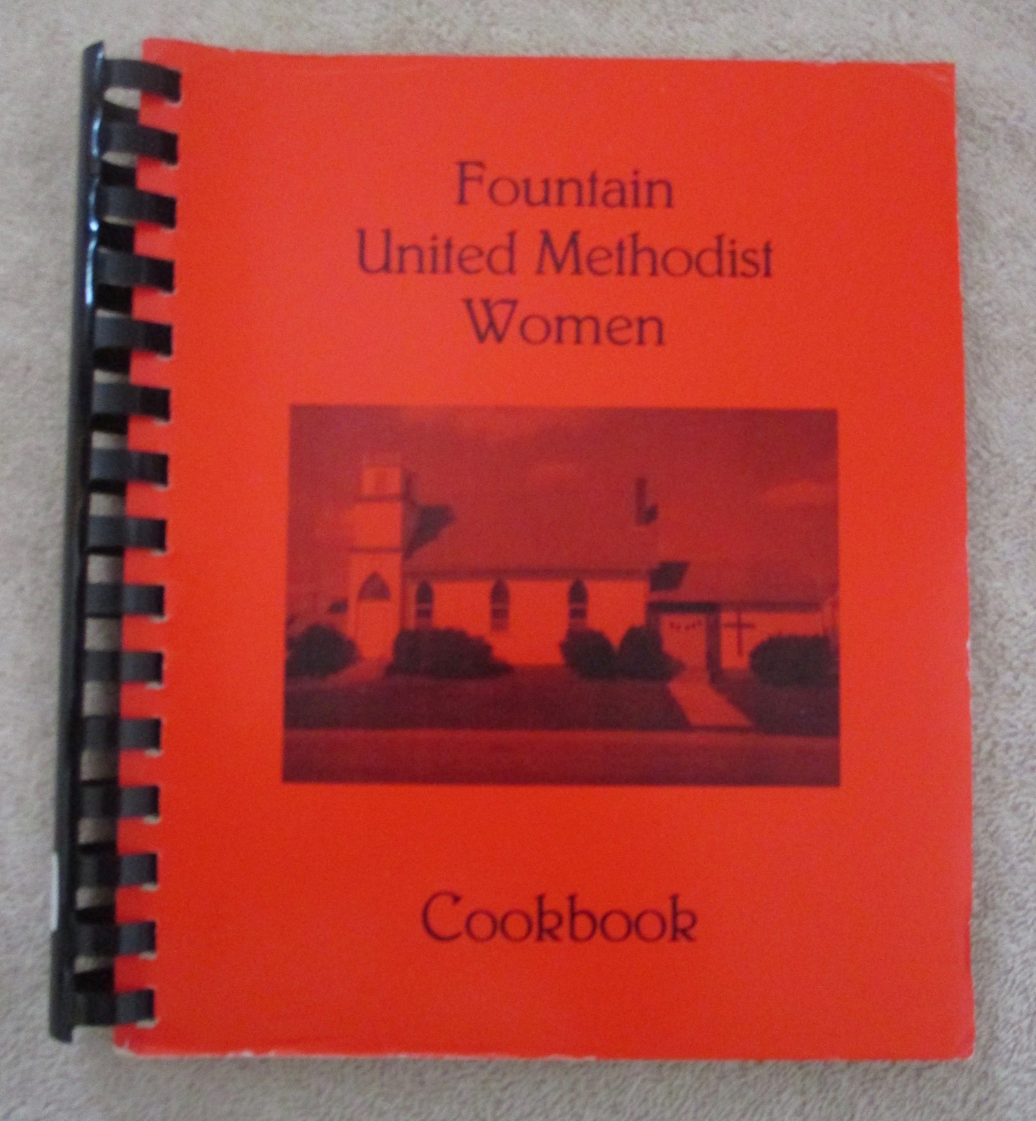 1989 Fountain, MN Minnesota vintage United Methodist Church Cookbook cook book