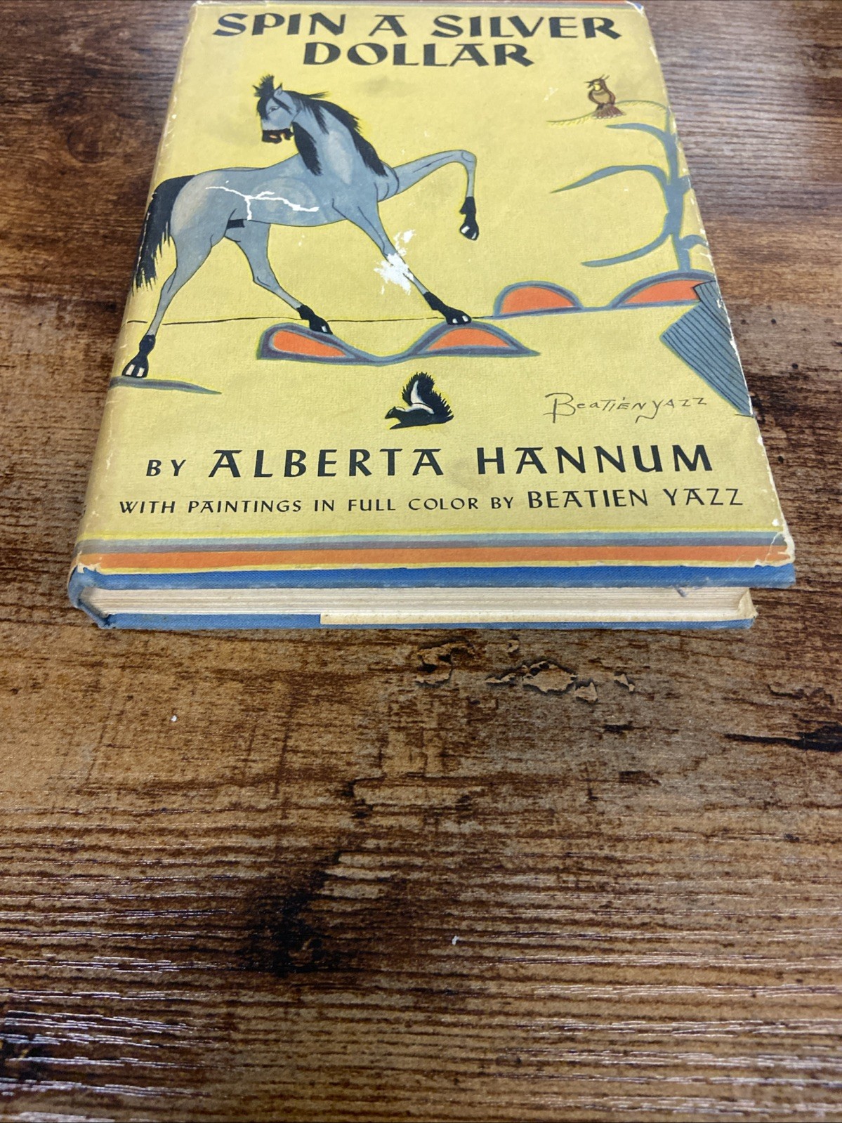 Spin a Silver Dollar by Alberta Hannum (Hardcover, 1946) Yazz Illustrations