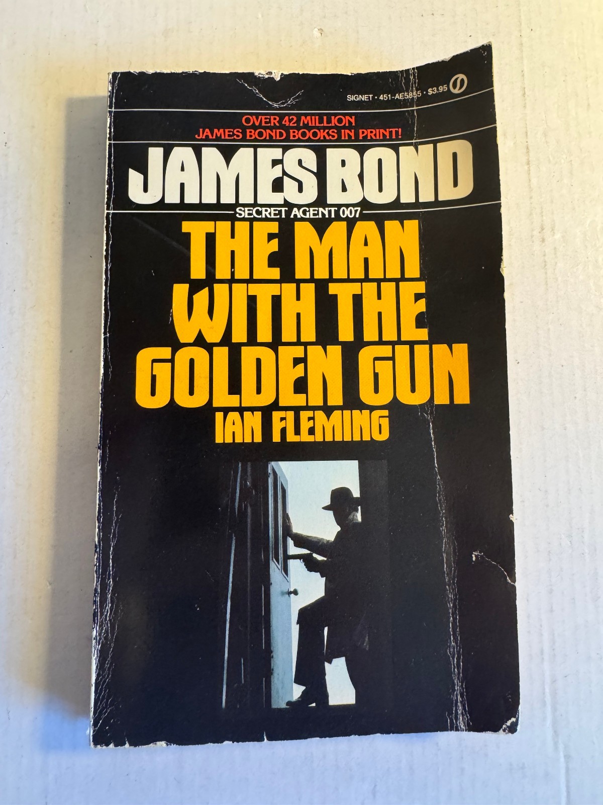 Man With Golden Gun Ian Fleming Good 1966 New American Library James Bond 007