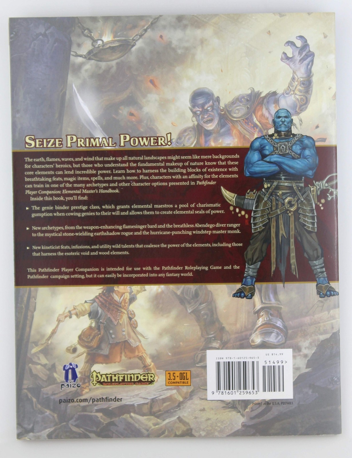 Pathfinder Player Companion: Elemental Master’s Handbook Staff, Paizo Paizo Inc