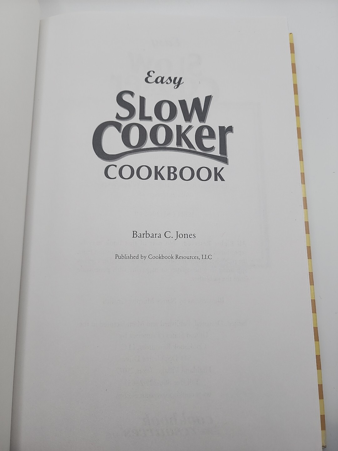 Easy Slow Cooker Cookbook By Barbara C. Jones 286 Pages Of Recipes