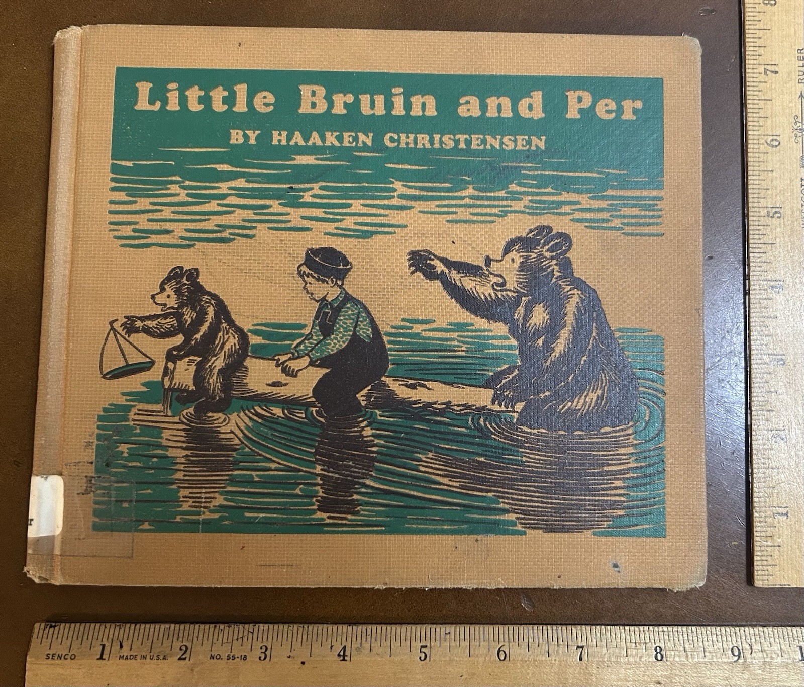 LITTLE BRUIN and PER By Haaken Christensen 1951 Vintage Hardcover