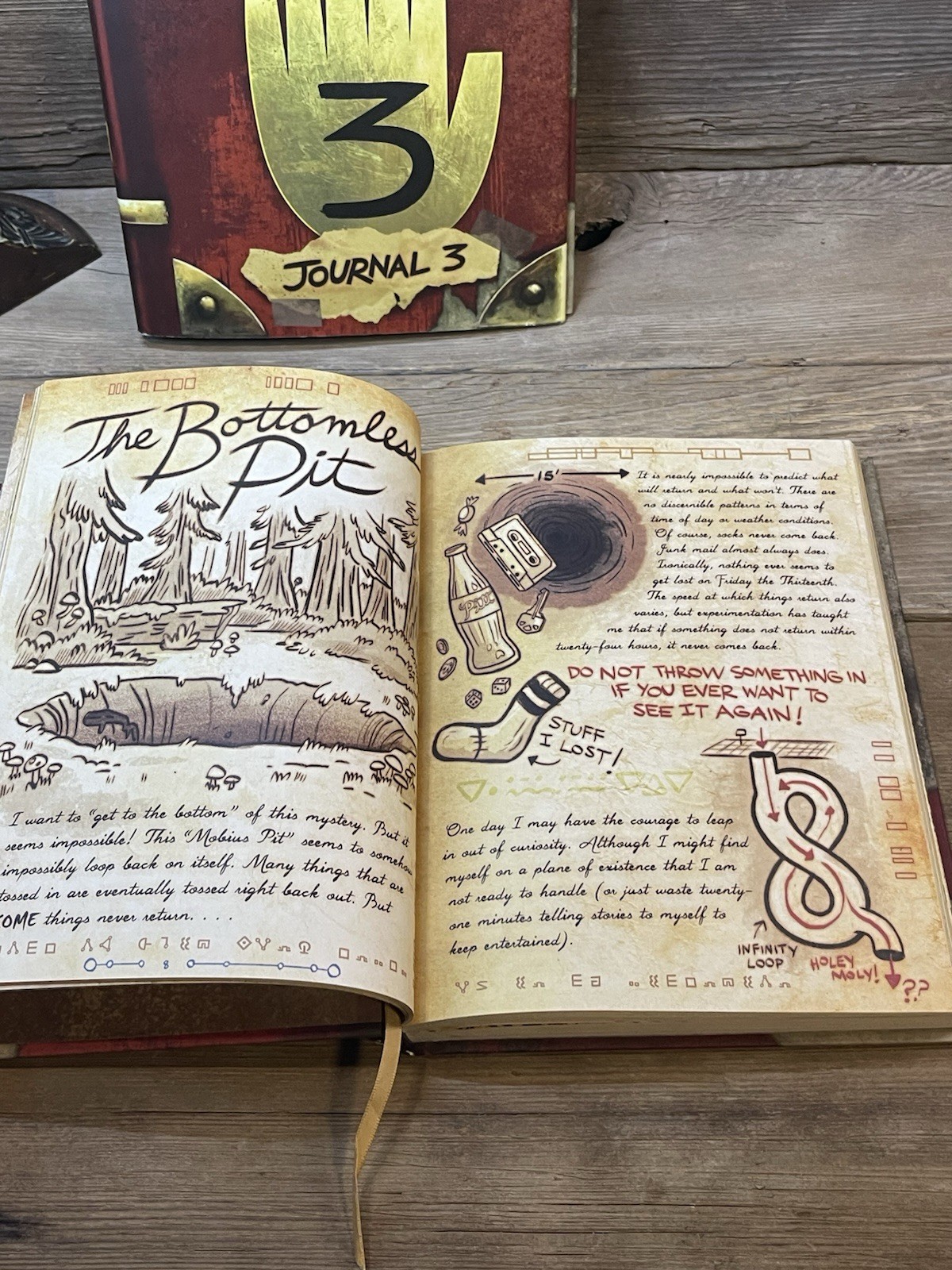 “Gravity Falls Journal 3” Alex Hirsch & Rob Renzetti, HC 1st Ed July 2016