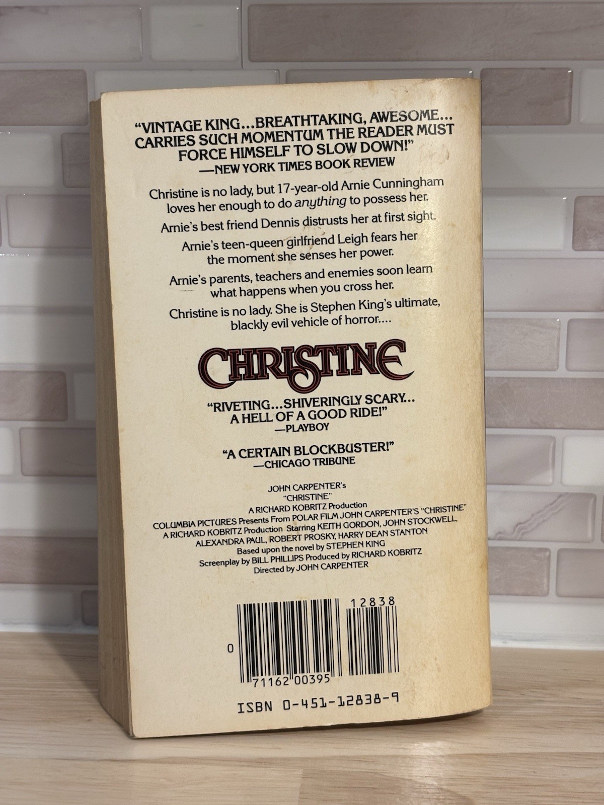 Stephen King Christine New American Library 1st Edition Mass Market Horror 1983