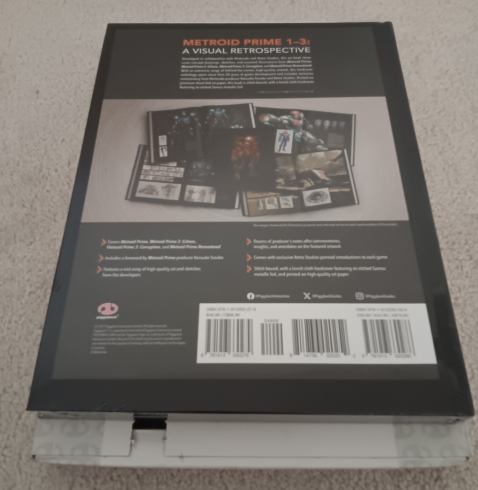 Metroid Prime 1-3 A Visual Retrospective Hardcover Official Art Book NEW SEALED