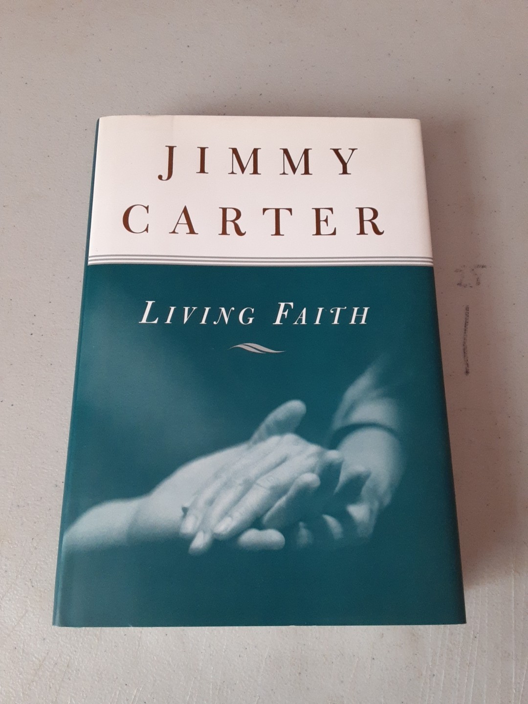 SIGNED Living Faith by Jimmy Carter (Hardcover, 1996) Like New, 1st/2nd
