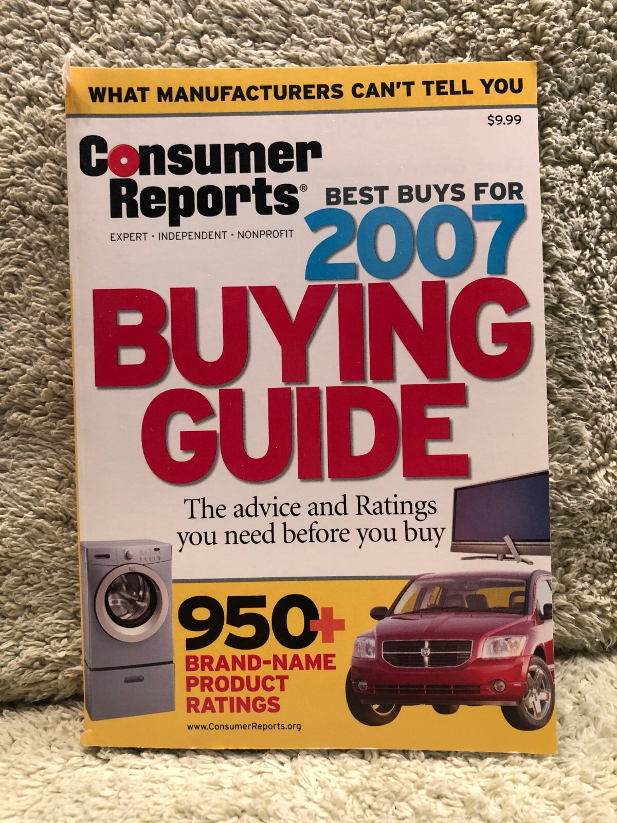 2007 Buying Guide Issue by Consumer Reports- 2006 papperback