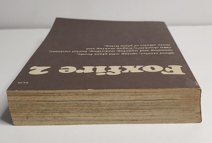 Foxfire 2 Eliot Wigginton Paperback Anchor Press 1973 Survival Ghost Plant Vtg