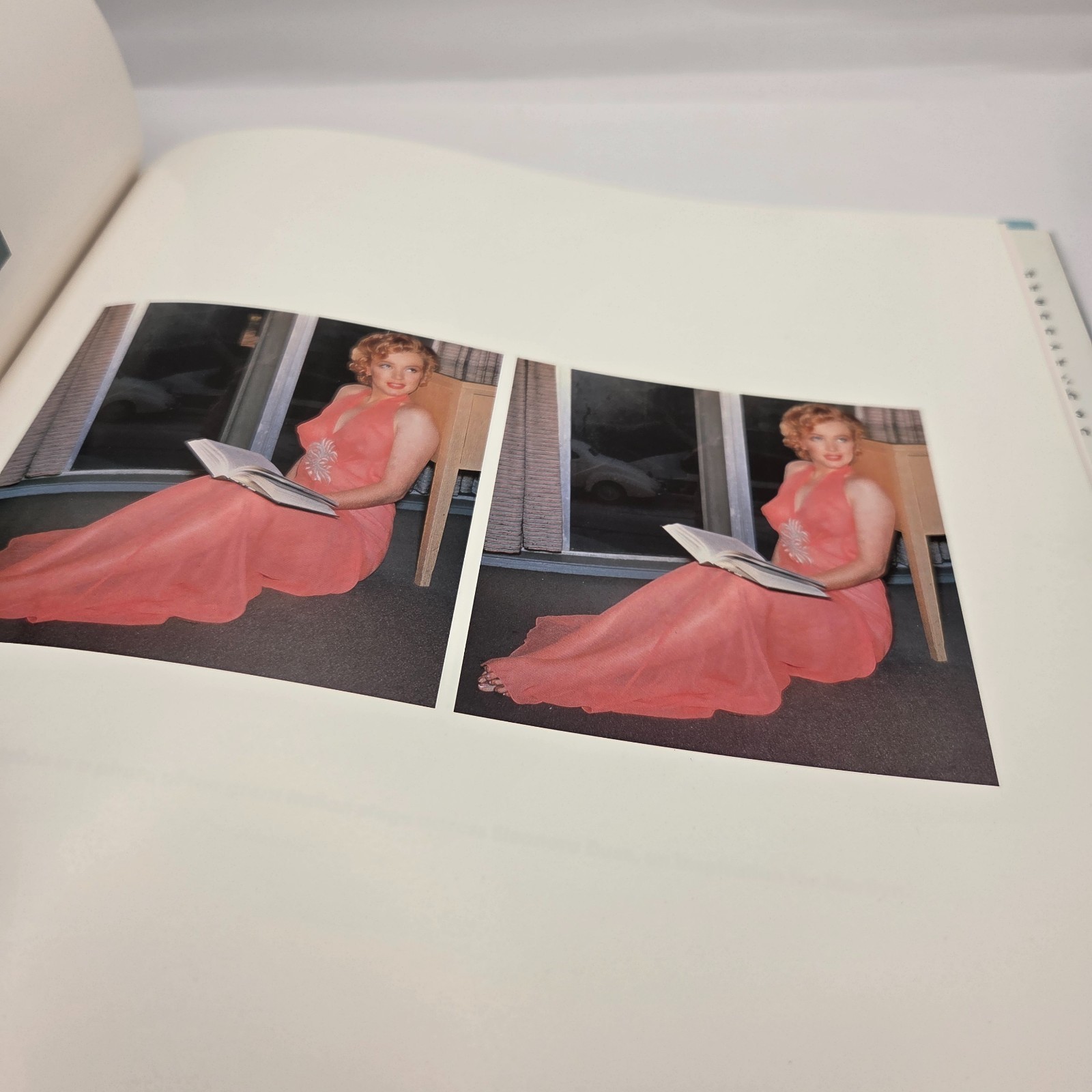 3-D Hollywood Book 1992 Harold Lloyd Photos Marilyn Monroe Vintage HC
