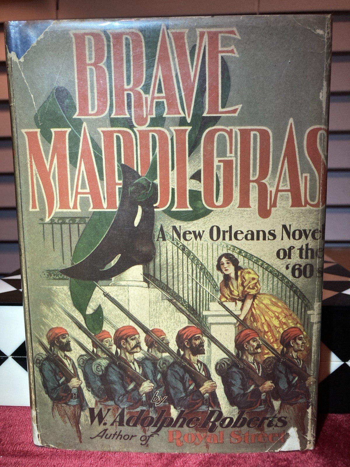 W. Adolphe Roberts Brave Mardi Gras Bobbs-Merrill Hardcover 1946 First Ed