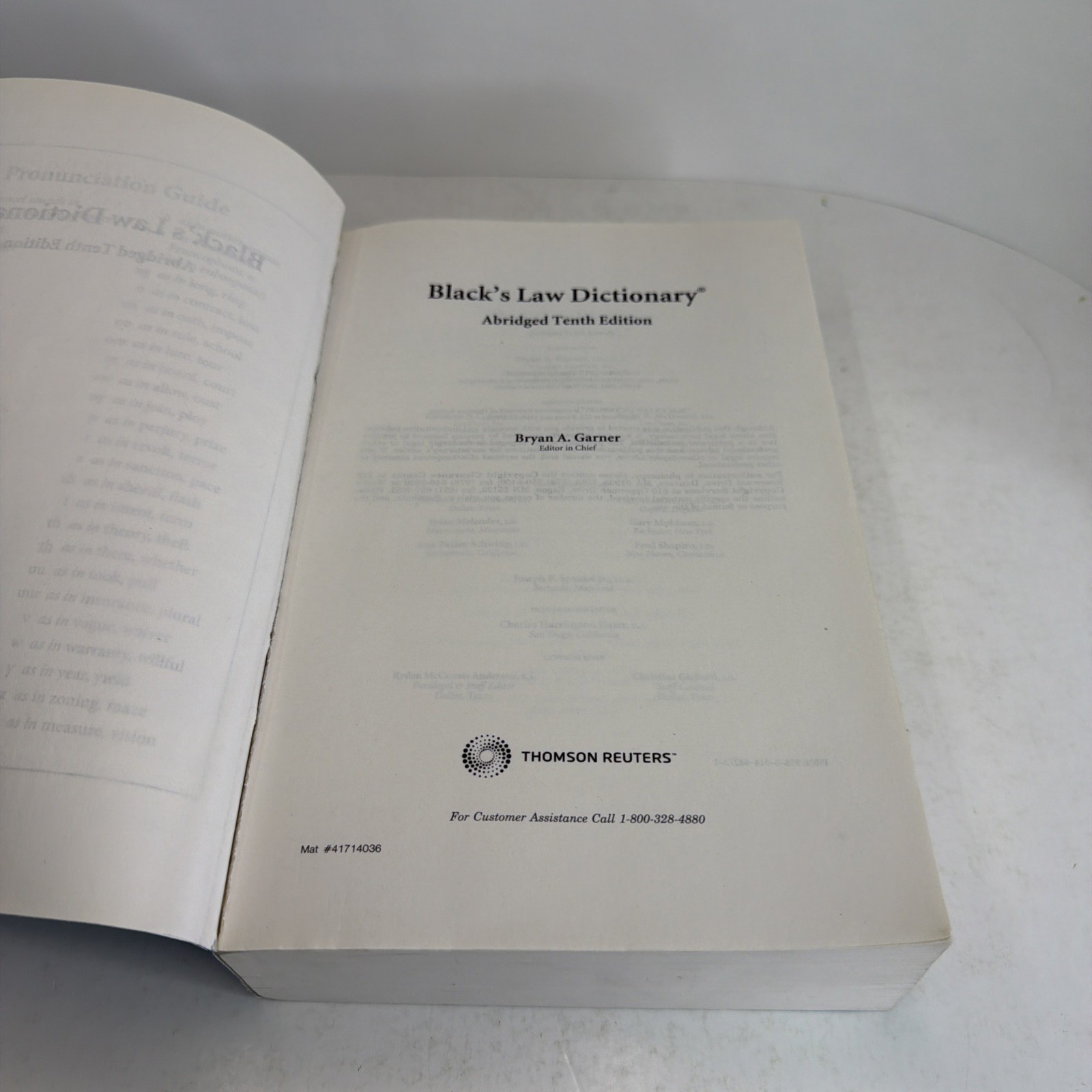 Black’s Law Dictionary 10th; Abridged – Paperback By Bryan A. Garner