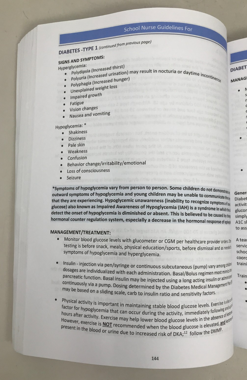 School Nurse Resource Manual, V. Taliaferro (ed), C. Resha (ed), 2020, E-102