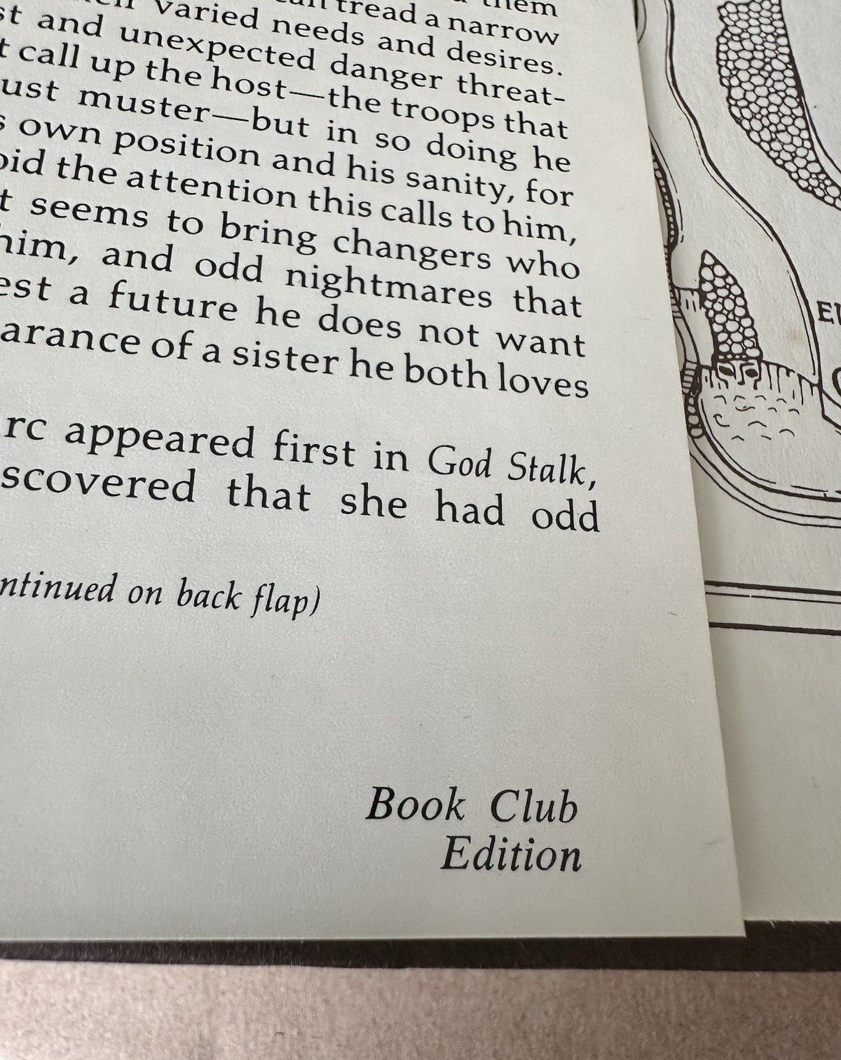 Dark of the Moon, by P.C. Hodgell Fantasy Sci Fi Hardback 1985 Book Club