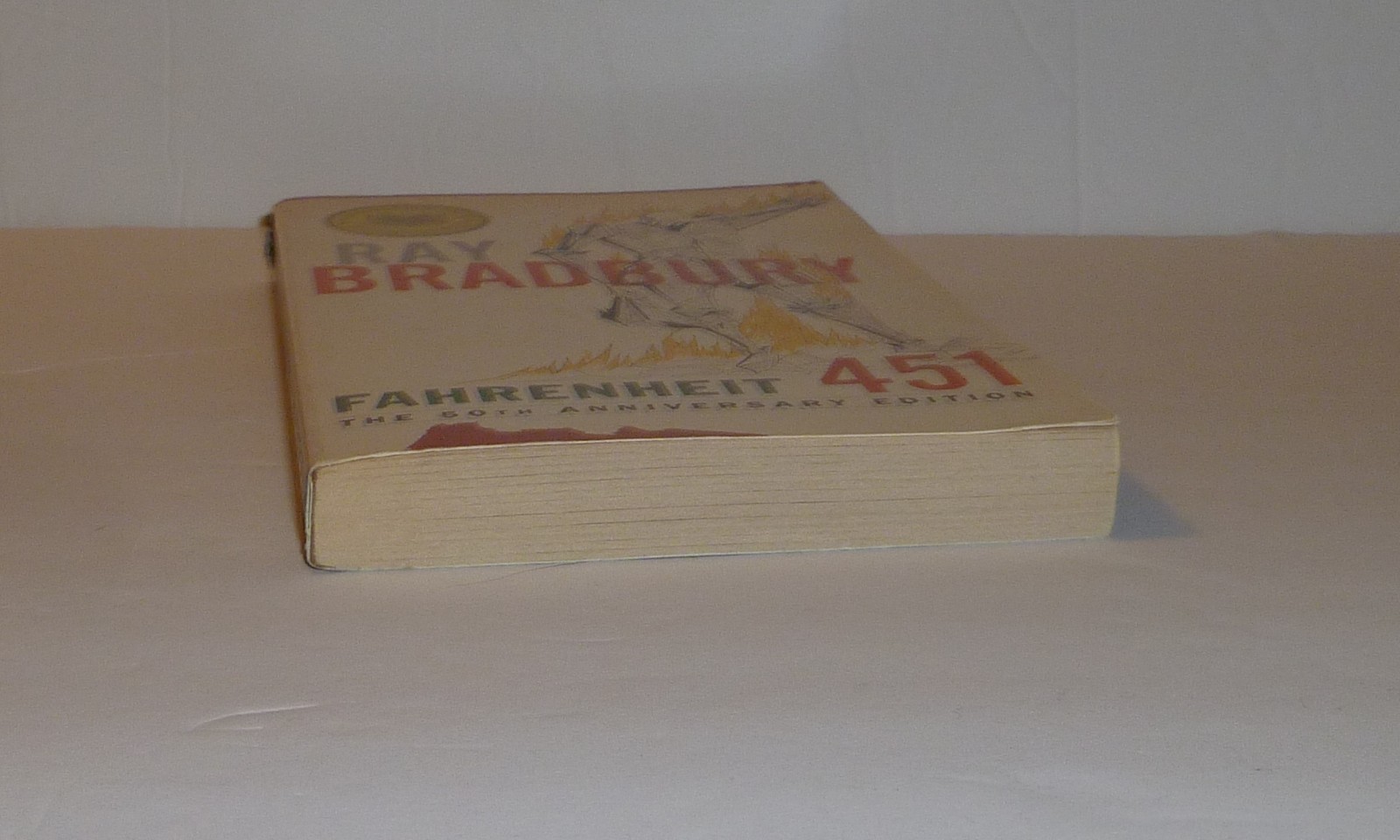 Fahrenheit 451 By Ray Bradbury book 50th Anniversary Edition Del Rey Paperback