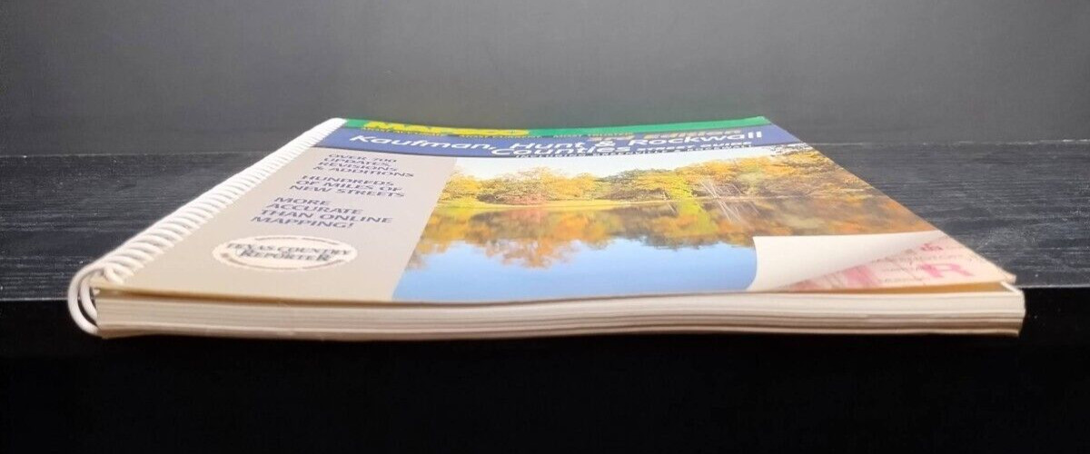 MAPSCO Kaufman Hunt Rockwall Counties 3rd Ed Street Guide Texas 50 Cities Maps