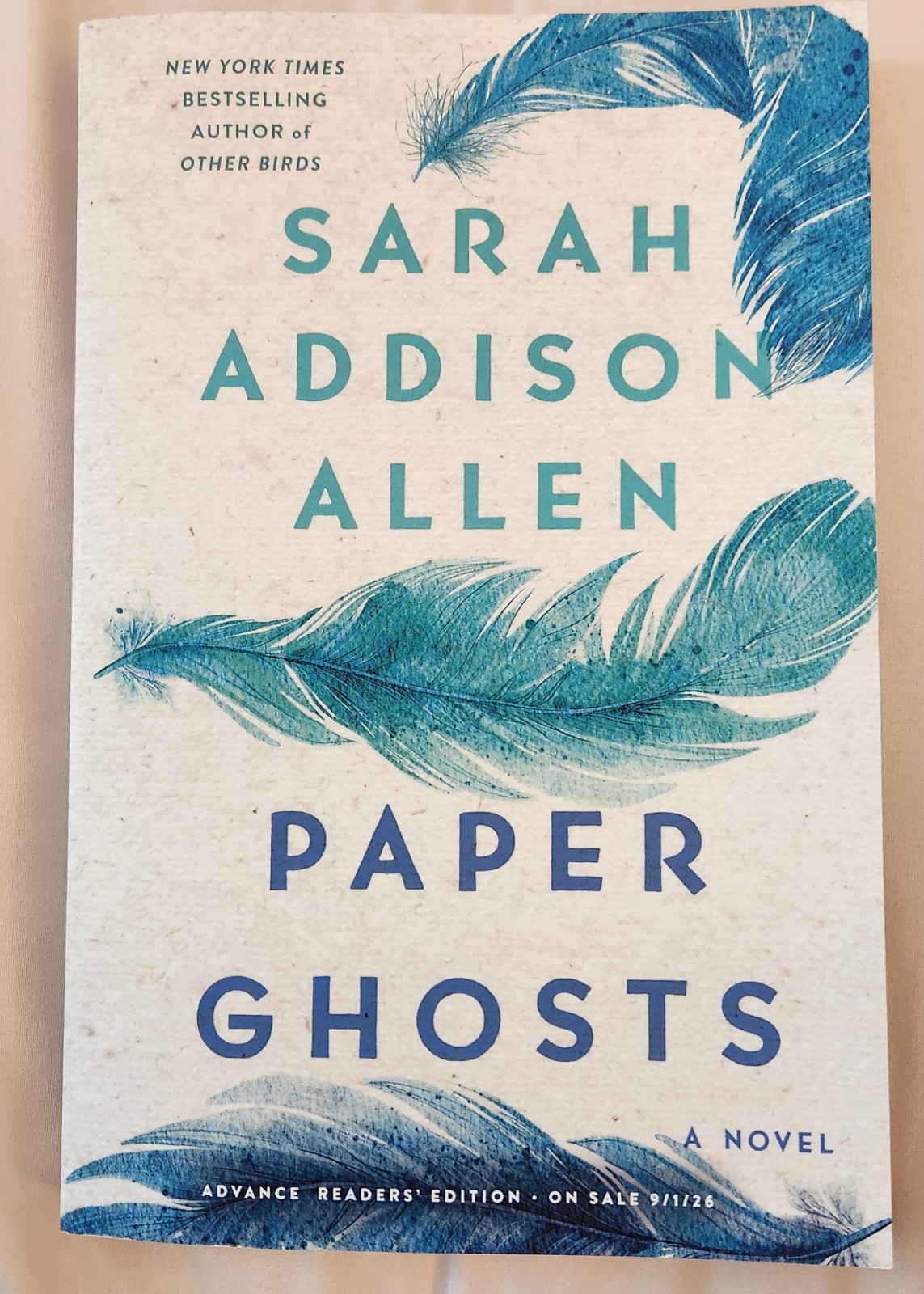 Paper Ghosts by Sarah Addison Allen Arc Paperback Book Brand New Free Ship