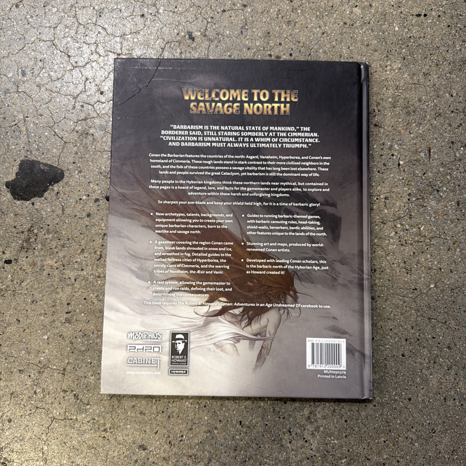 Modiphius Conan RPG Conan the Barbarian Sourcebook Hardcover