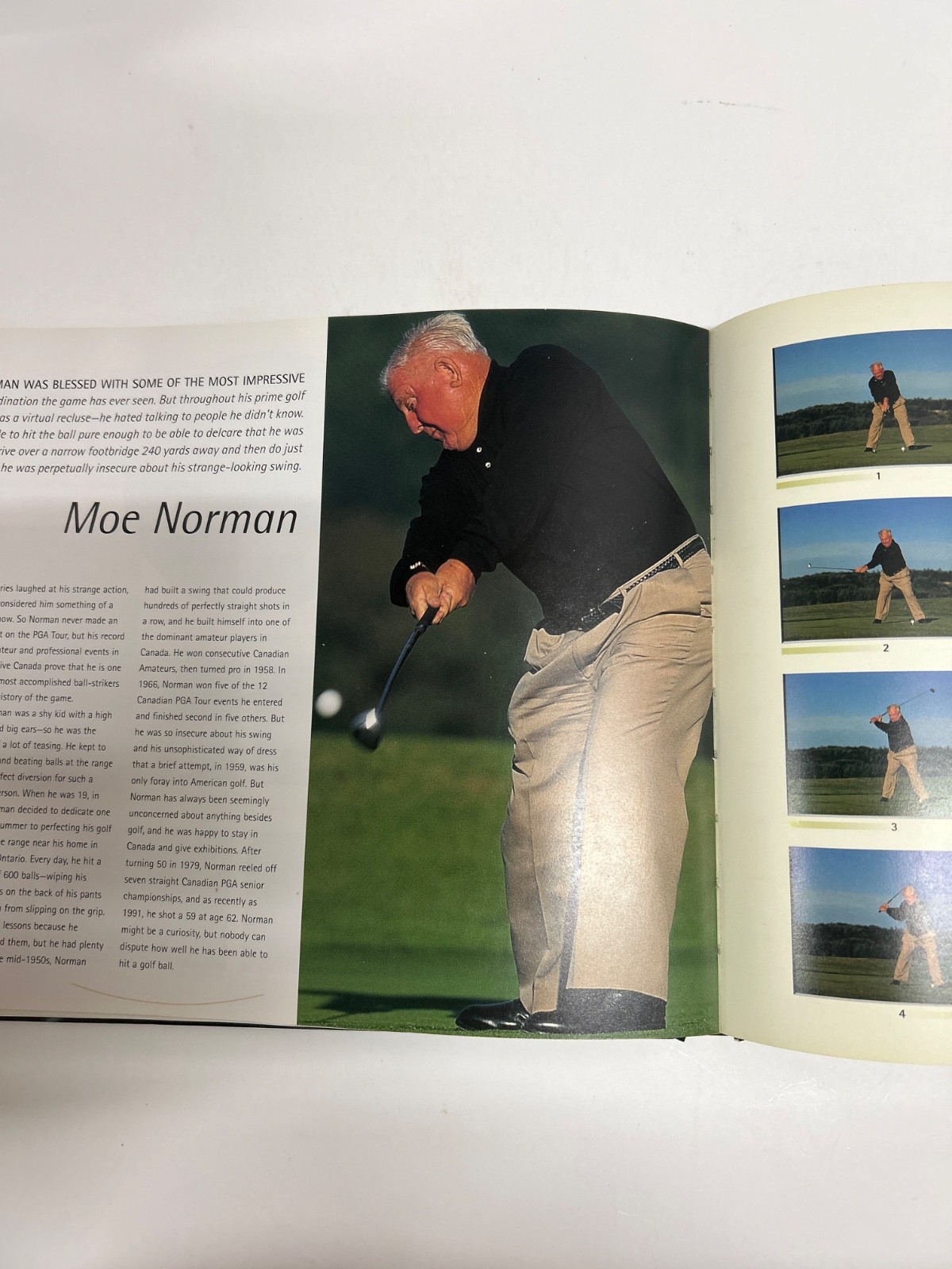 2 Vintage Golf Books “The Swing” 2001 &”Super-Stars of Golf” 1978