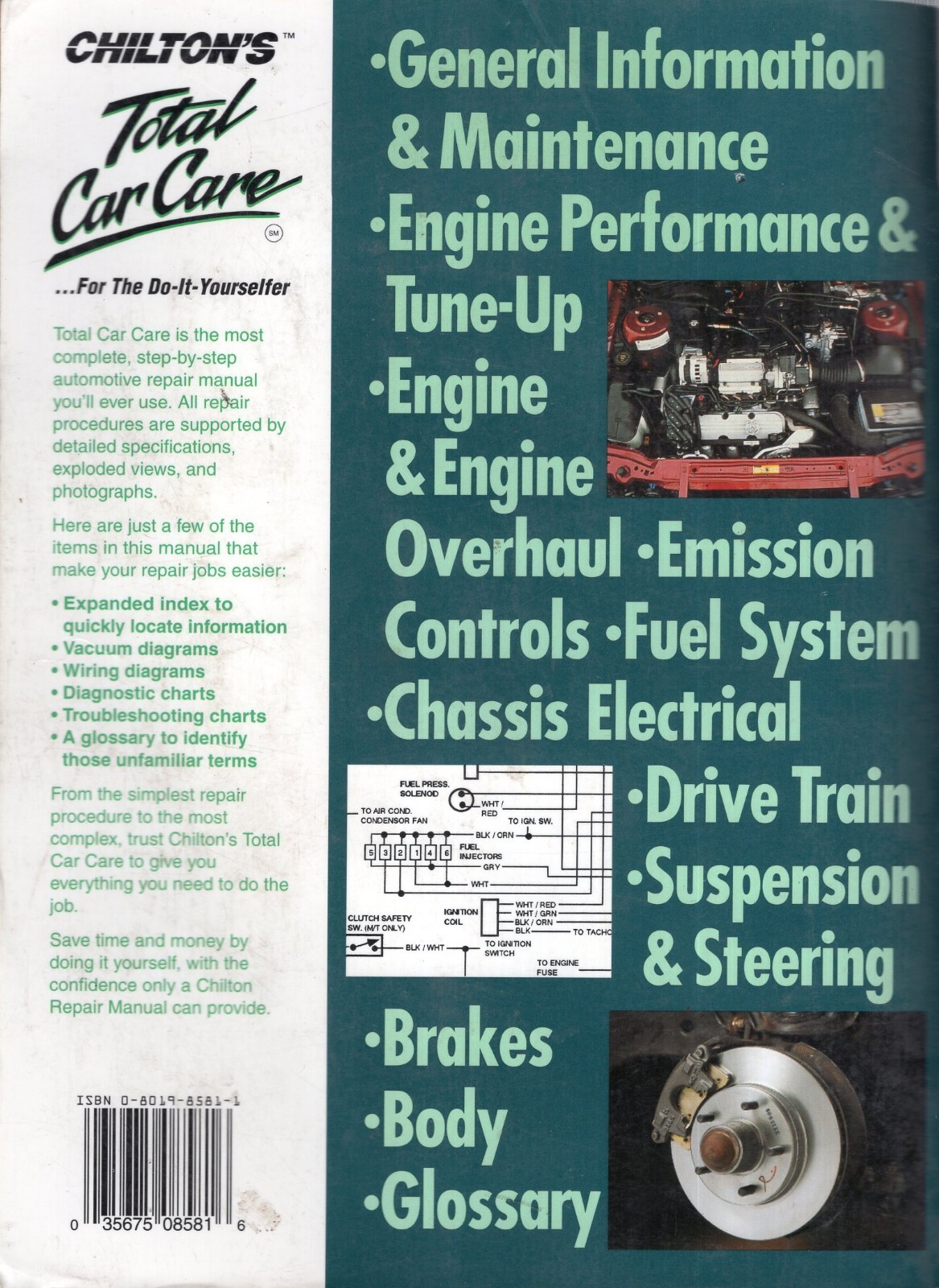 Chilton’s Repair Manuals Mazda 323 626 929 GLC MX6 RX7 1978-89 46800 MN401