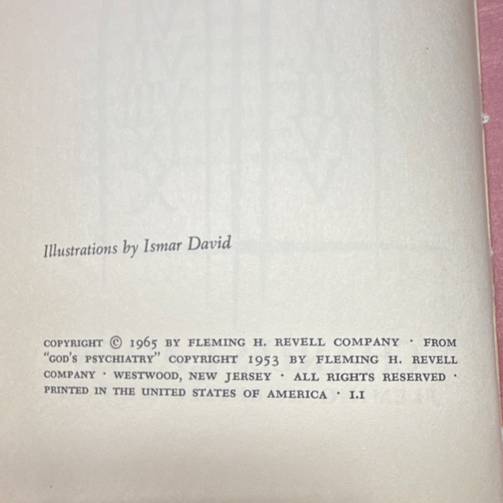 Ten Commandments An Interpretation Charles L Allen HC 1965 Revell Vintage