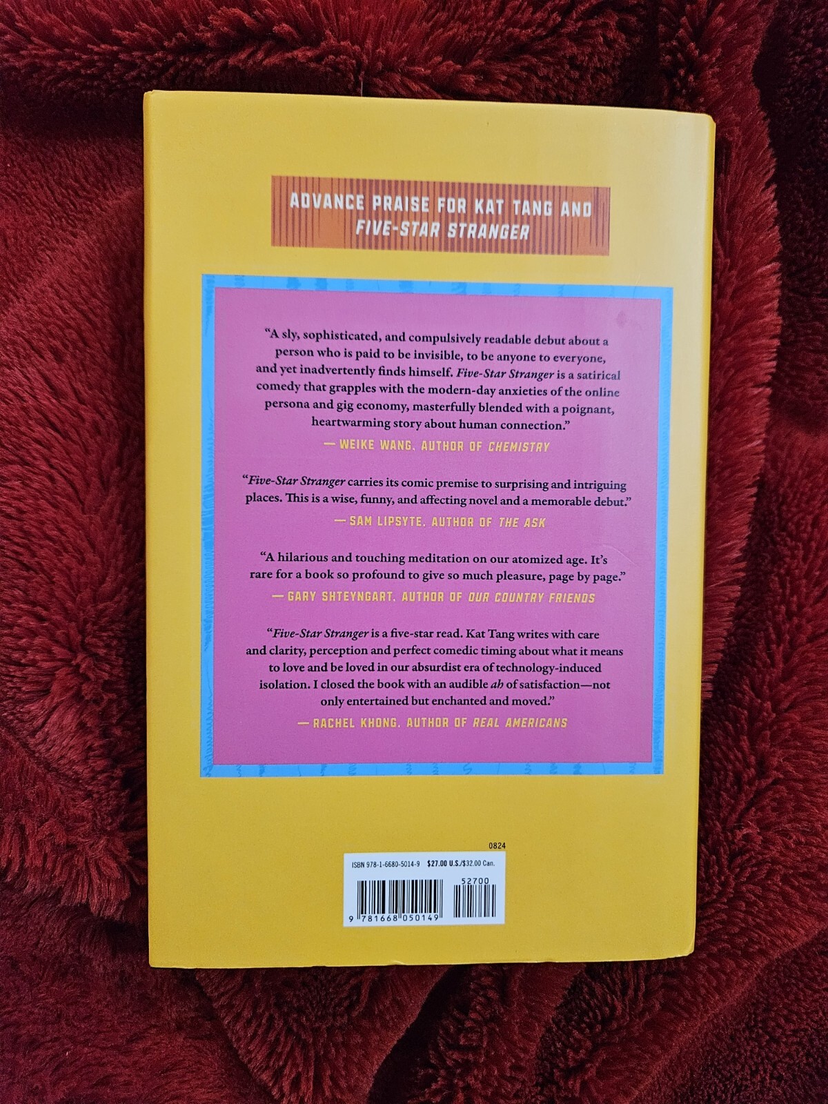 Five-Star Stranger, A Novel By Kat Tang (Hardback or Cased Book) Brand New.