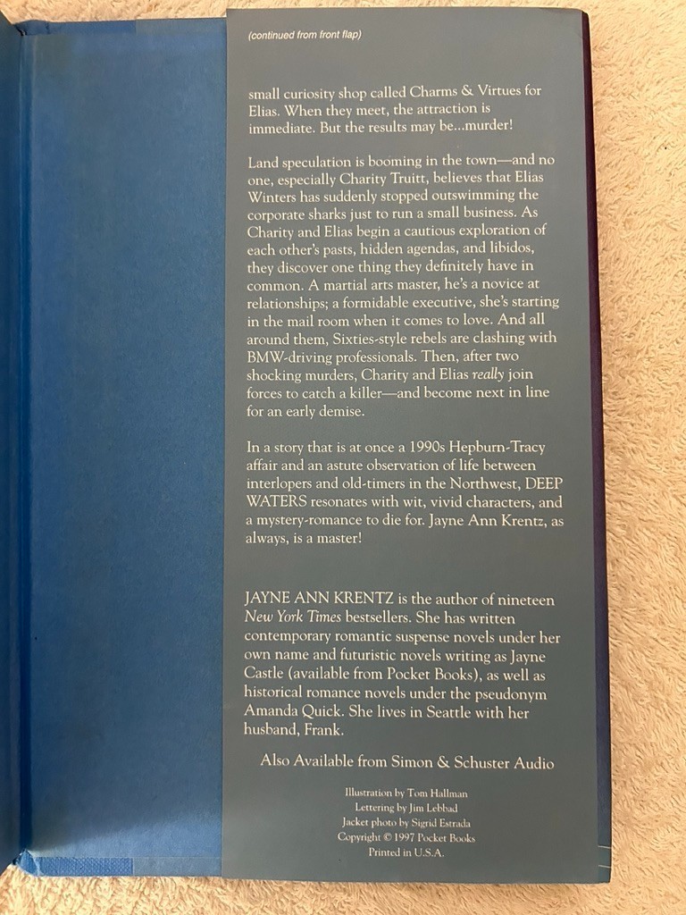 Jayne Ann Krentz, Deep Waters; Whispering Springs: Light in the Shadow