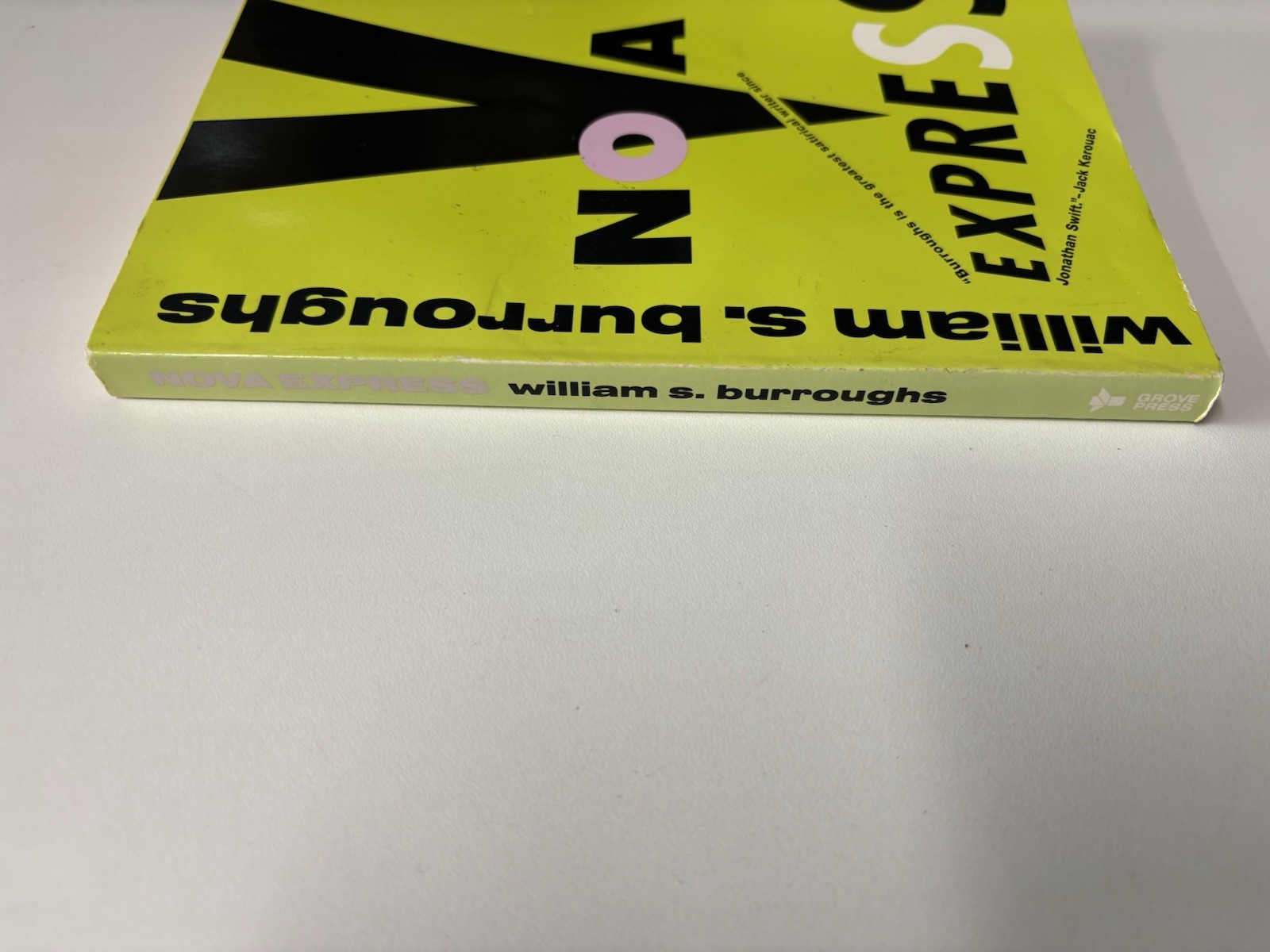 Nova Express William S. Burroughs Paperback Grove Press 1992 First Edition