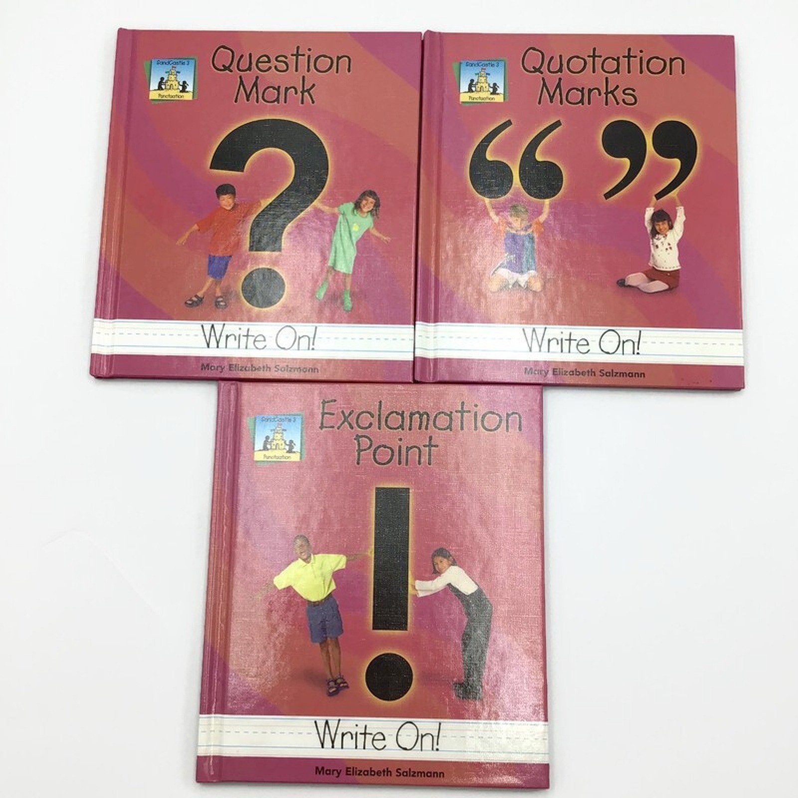 Learning to Read & Write Punctuation Books Set of 6 Mary Salzmann Sand Castle