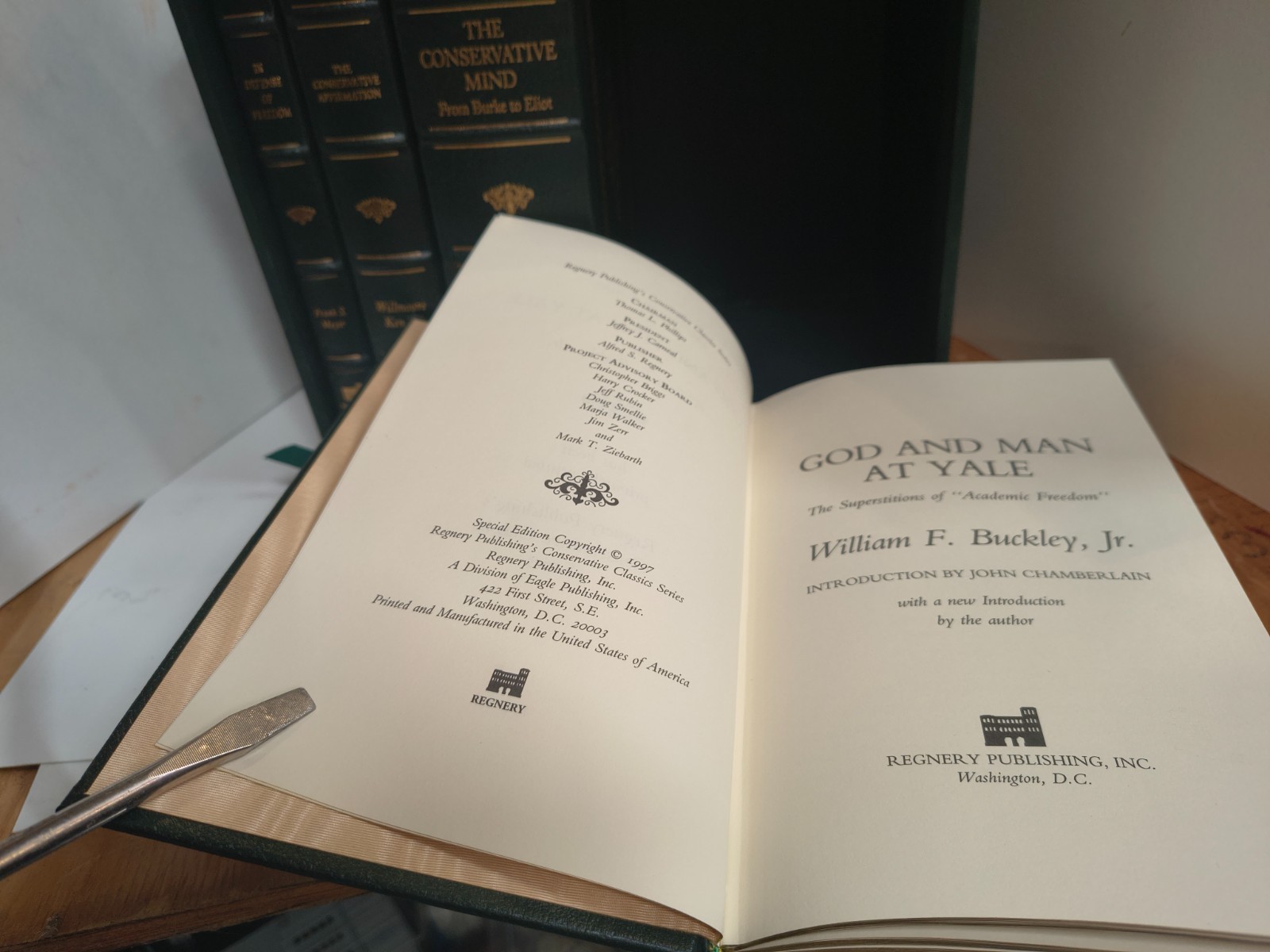 1997 Regnery Conservative Classics limited edition SET Complete FINE Gilded !