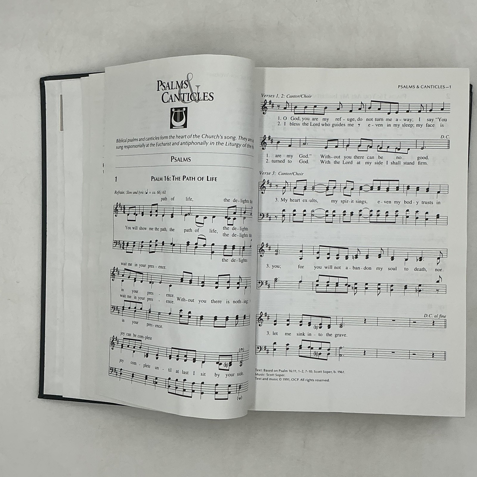 Choral Praise Third Edition Randall DeBruyn OCP Faux Leather HC Black 2012 USA