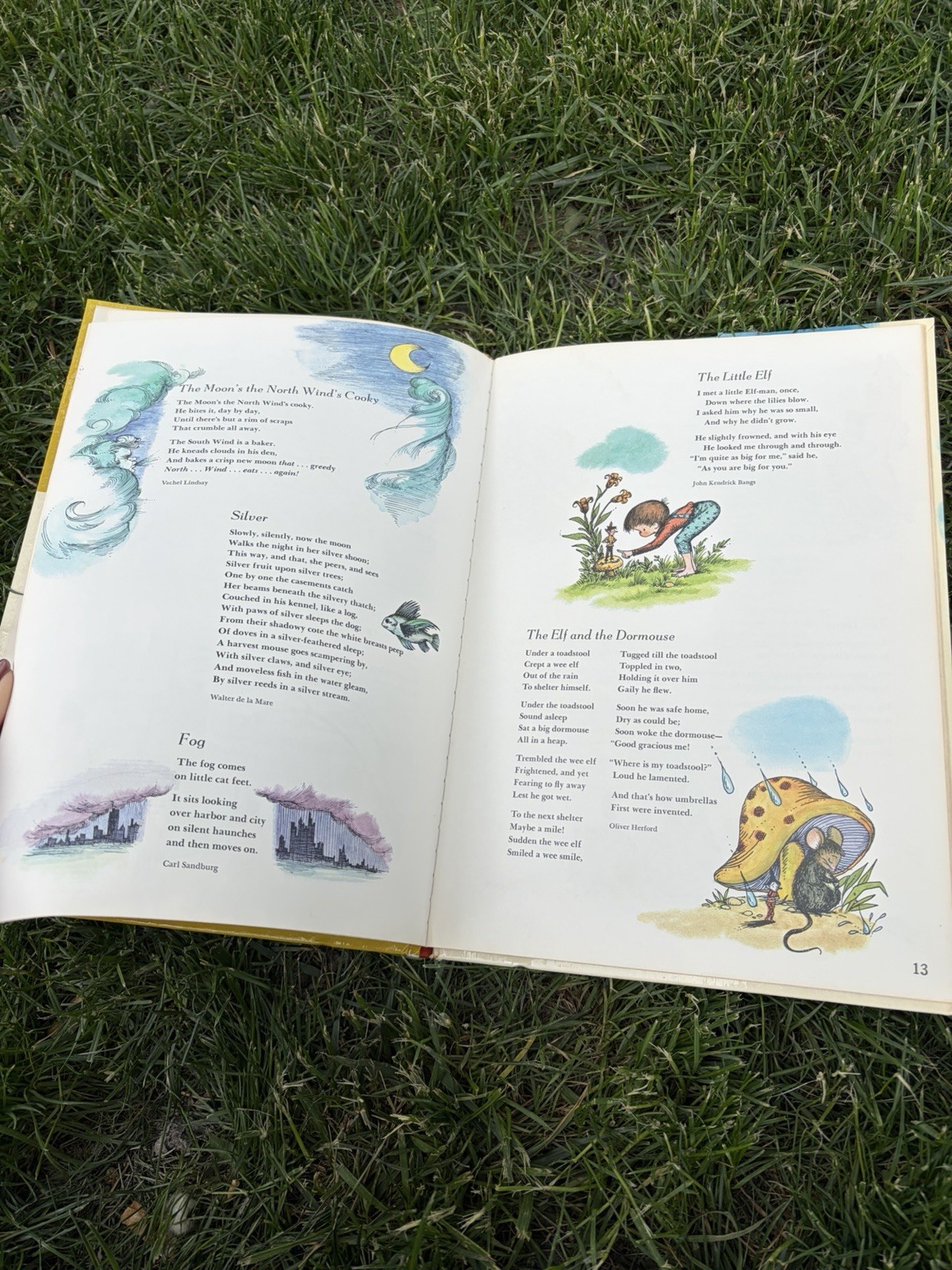 Golden Book of Poems For the Very Young 1971 HB Untermeyer/Joan Walsh Anglund