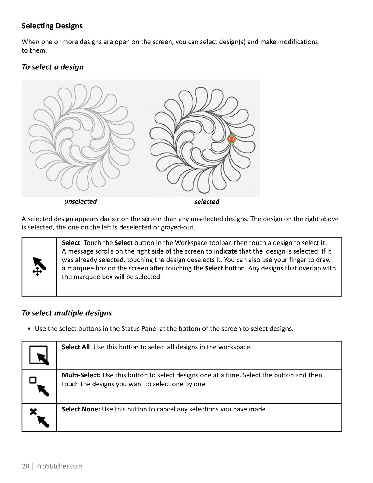 HANDI QUILTER Pro Stitcher Premium User Reference Manual – WIRE BOUND – COVERS