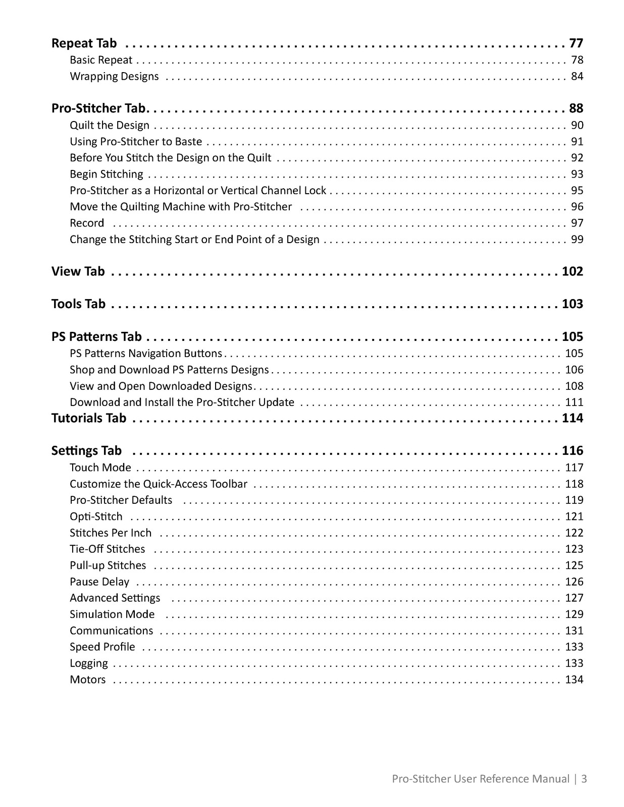 HANDI QUILTER Pro Stitcher Premium User Reference Manual – WIRE BOUND – COVERS
