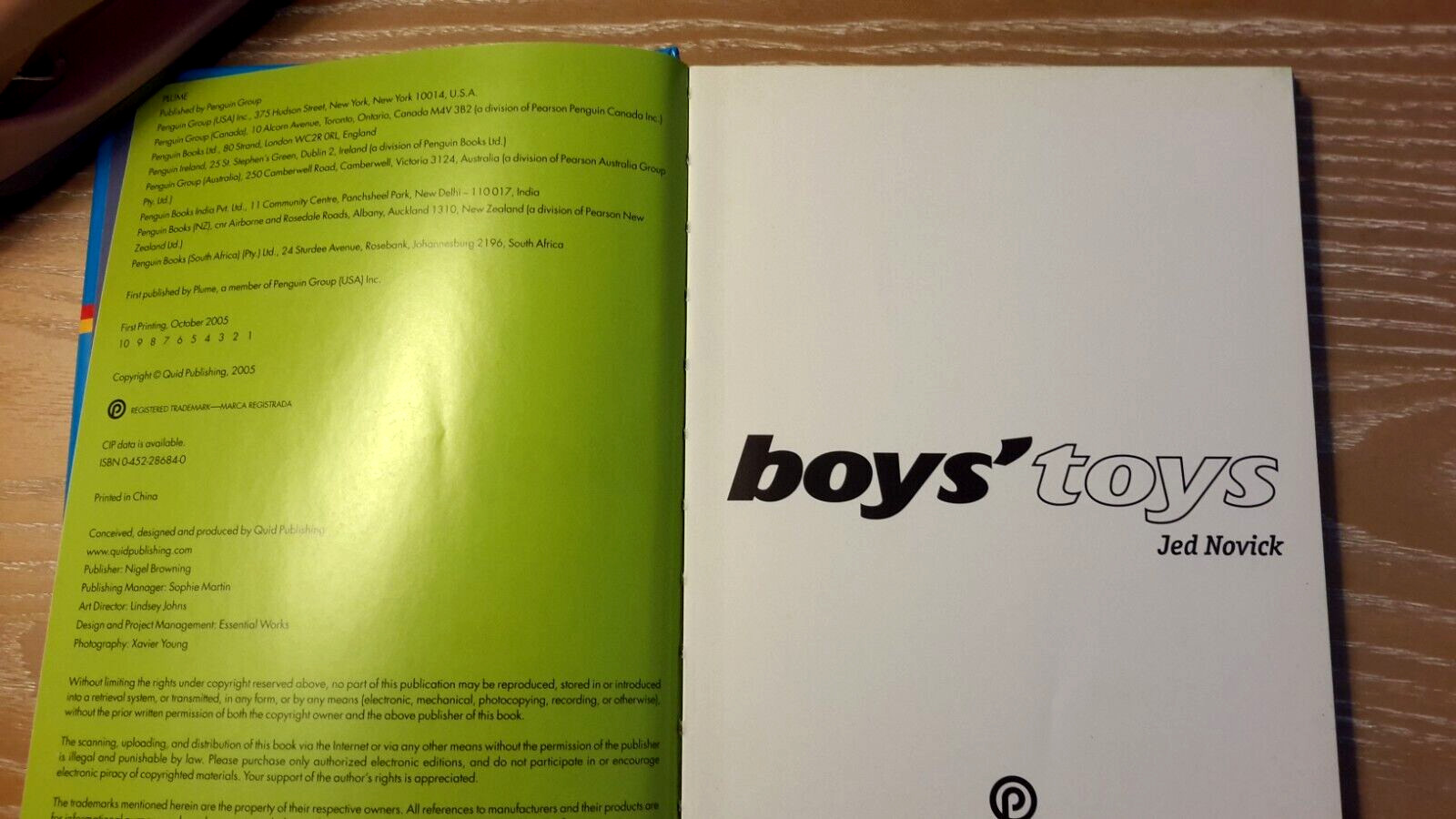 Boys Toys -By Jed Novick -An History of Toys that Pleased Boys of all Ages