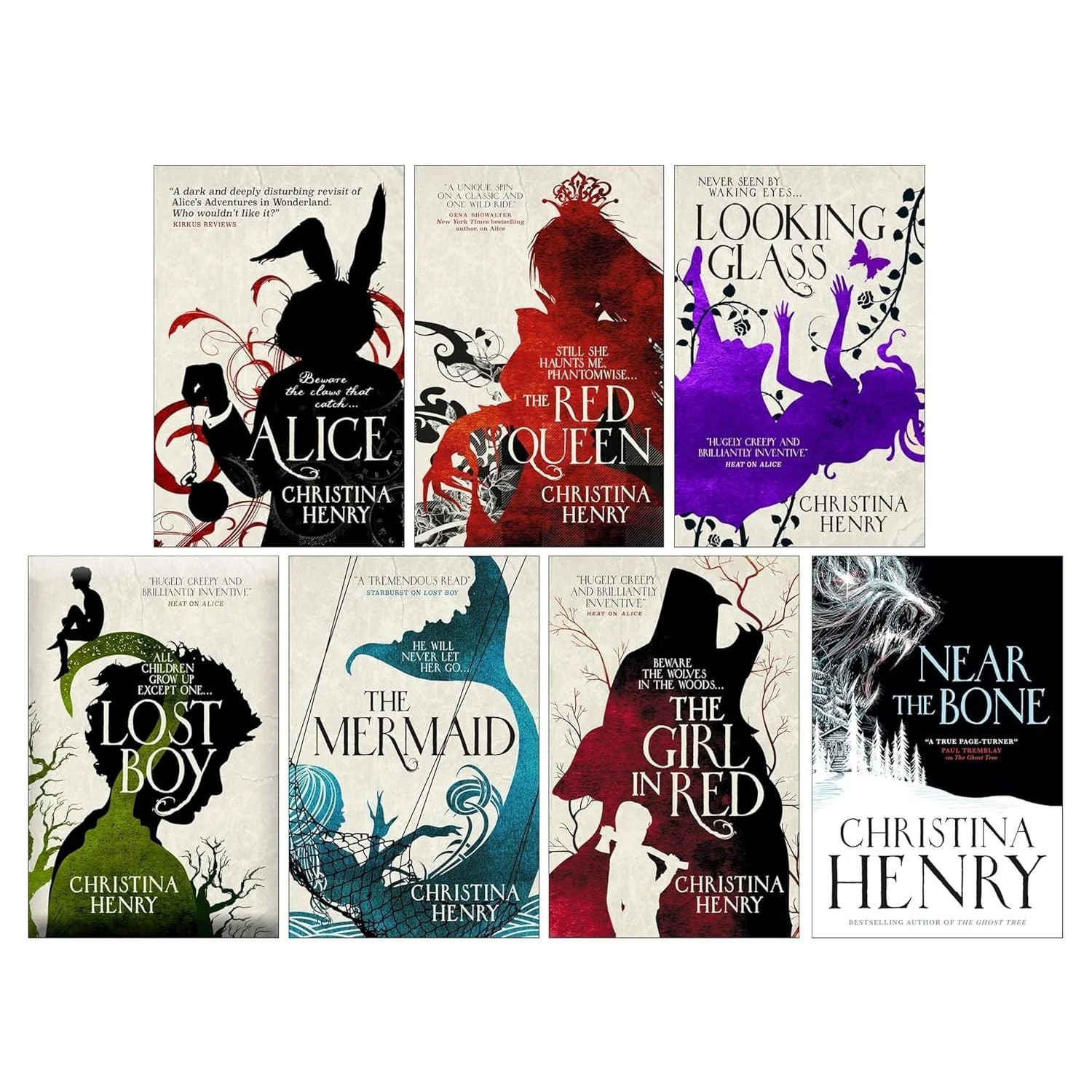 Christina Henry Chronicles of Alice Series 7 Books Set (Lost Boy, Red Queen, Ali